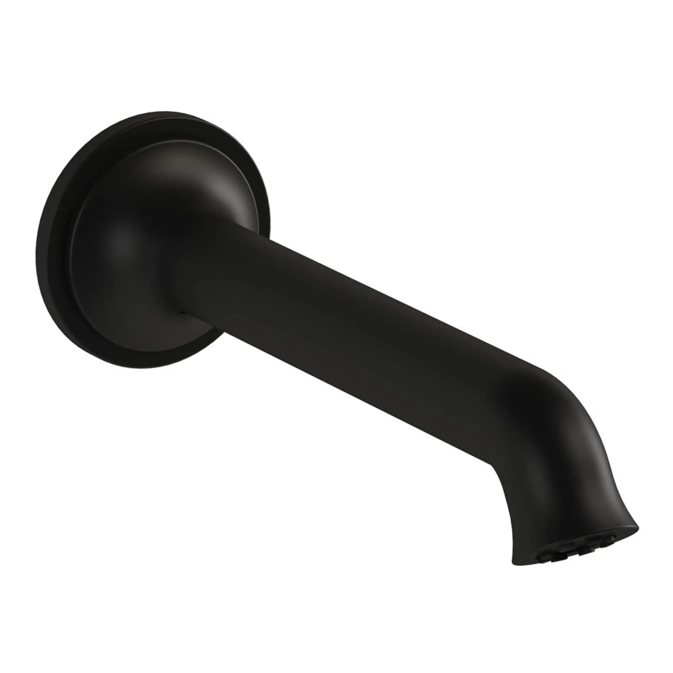 Black bathroom sink tap with matte finish, modern and sleek design suitable for contemporary bathrooms. Crafted for durability and style, enhancing any bathroom's aesthetic.