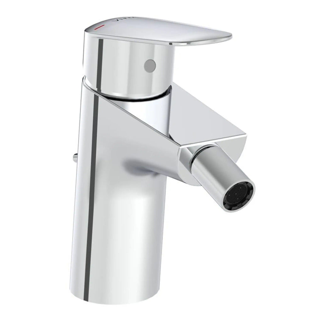 Shiny modern bathroom faucet in chrome finish, sleek and minimalist design, perfect for contemporary kitchen or bathroom sinks, enhancing style and functionality.