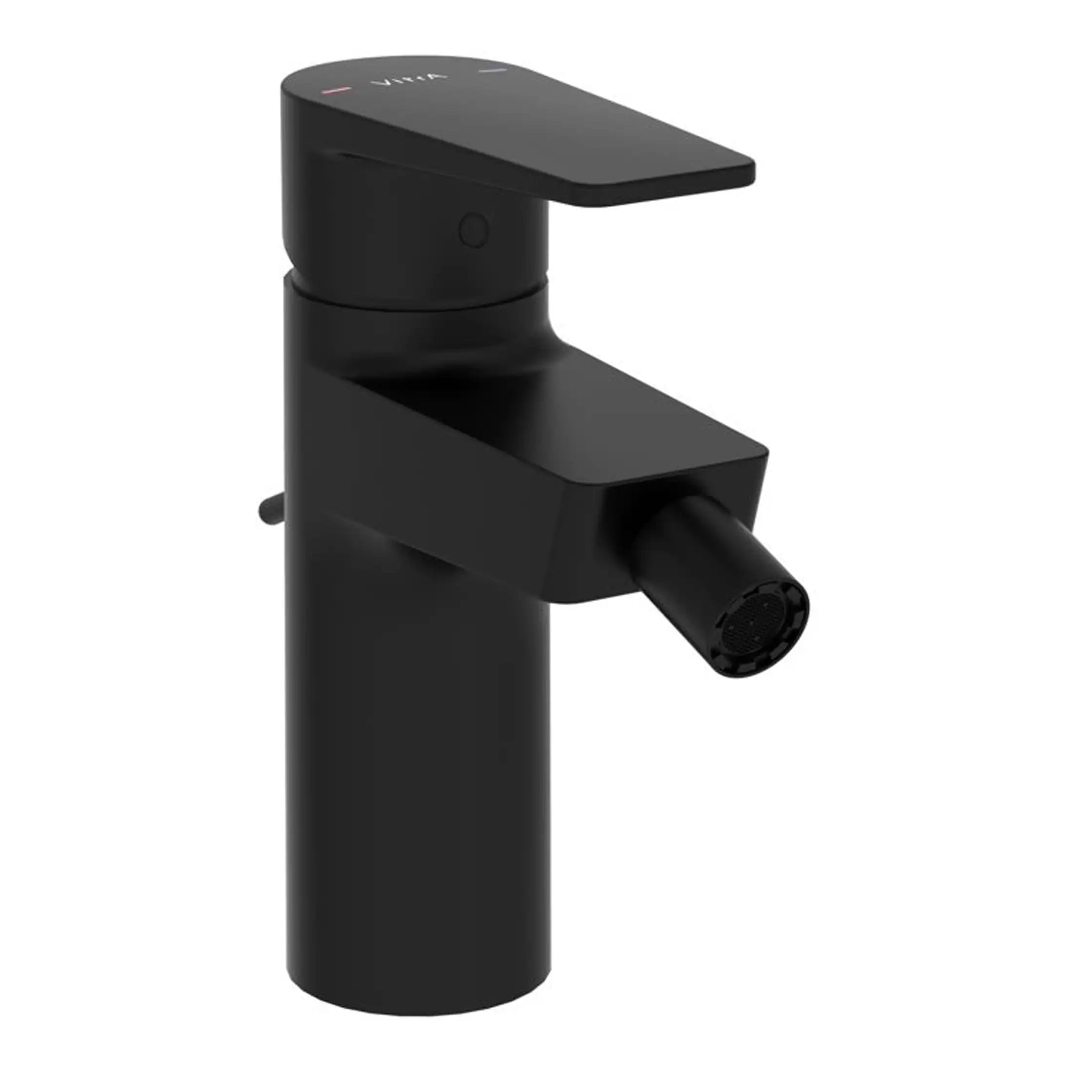 Sleek black bathroom tap with modern design, perfect for contemporary bathrooms, featuring digital controls and water-saving functionality. Ideal for stylish bathroom renovations.