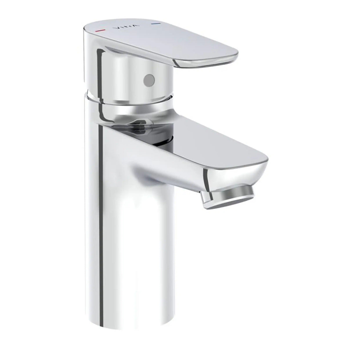 Sleek chrome kitchen sink mixer tap with single handle and modern design, ideal for contemporary bathrooms and kitchens.
