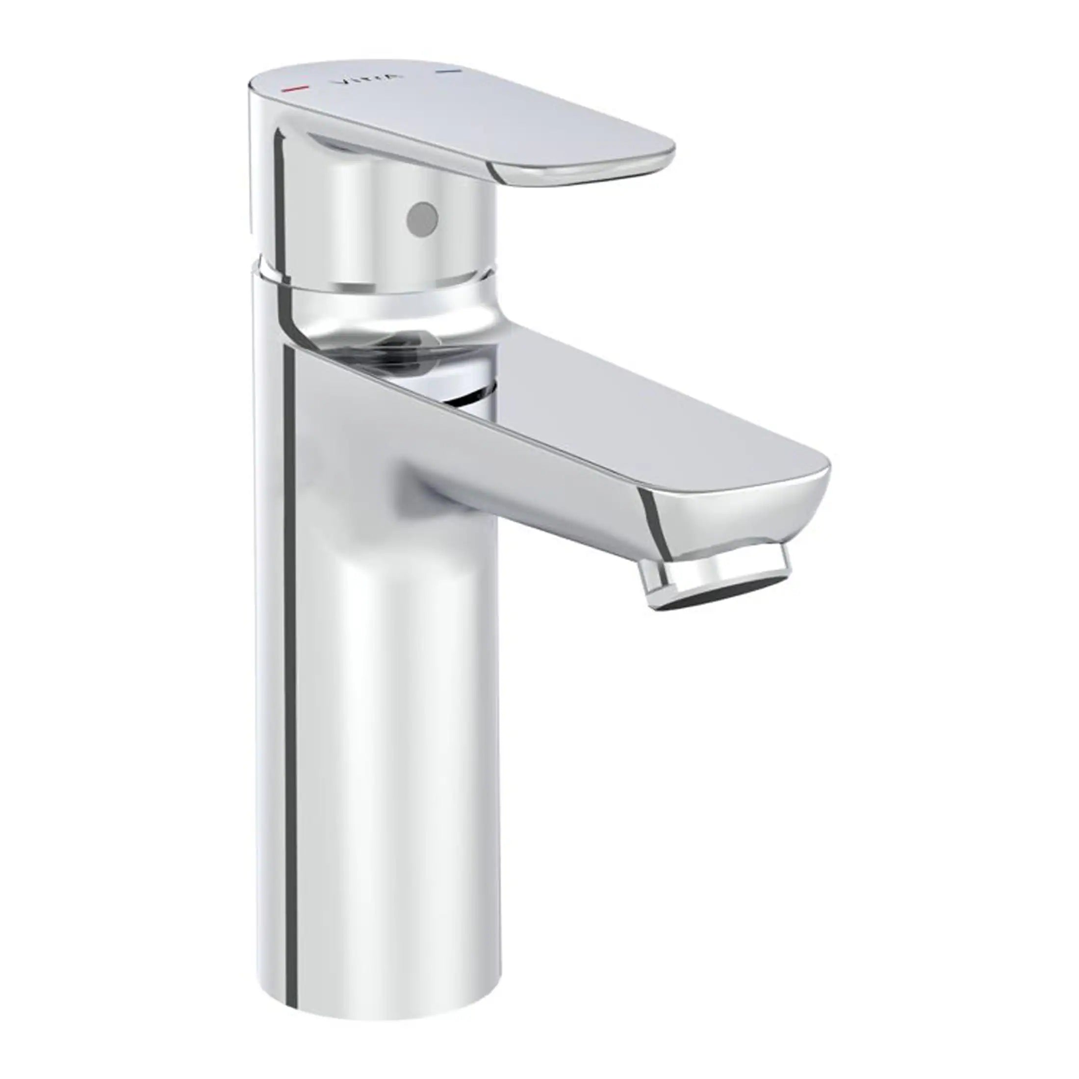 Modern chrome bathroom sink tap, sleek design, ideal for contemporary bathroom décor, easy to install and use, perfect for enhancing bathroom aesthetics and functionality.