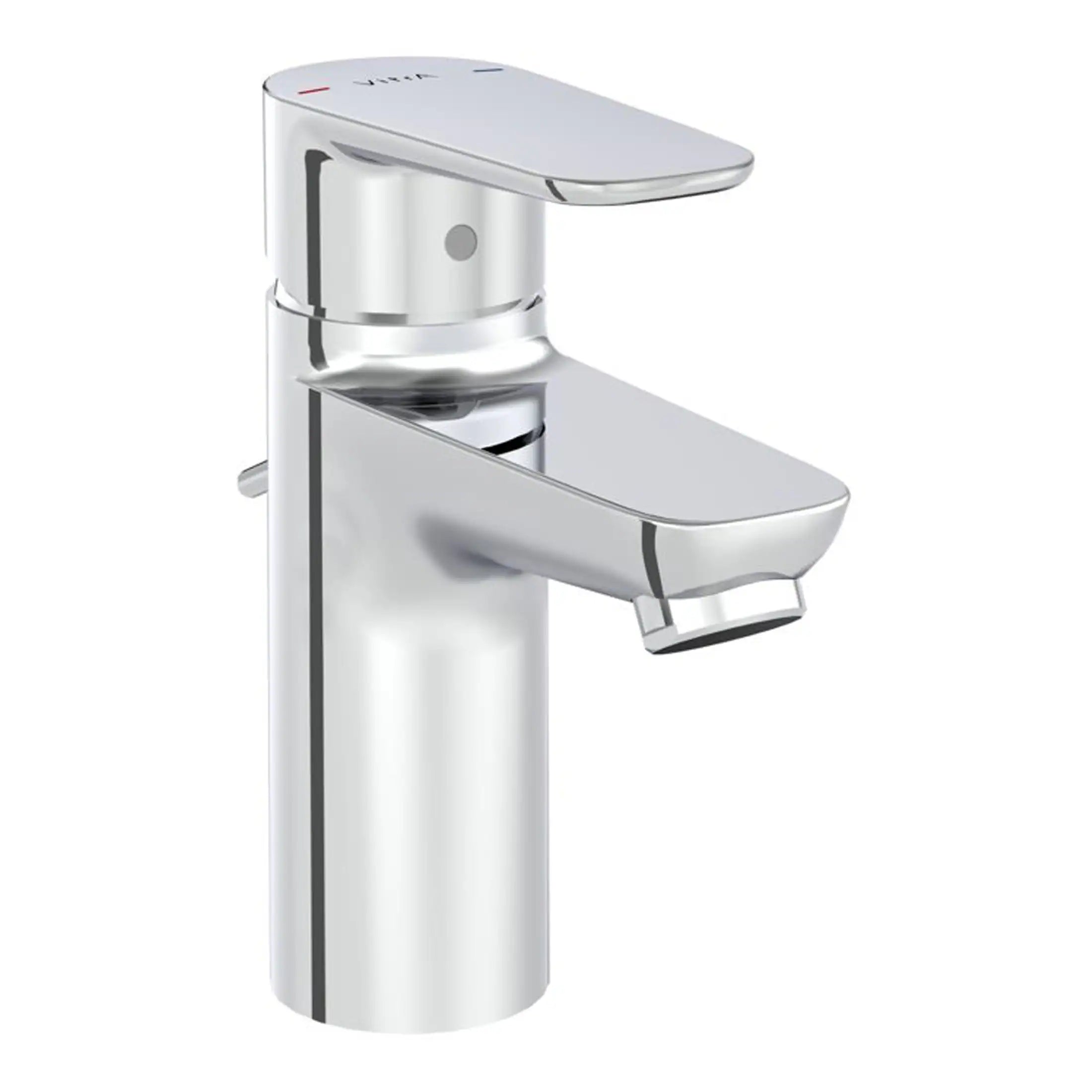 Sleek chrome bathroom mixer tap with modern design, perfect for stylish and functional bathroom or kitchen installations. Durable and easy to operate.