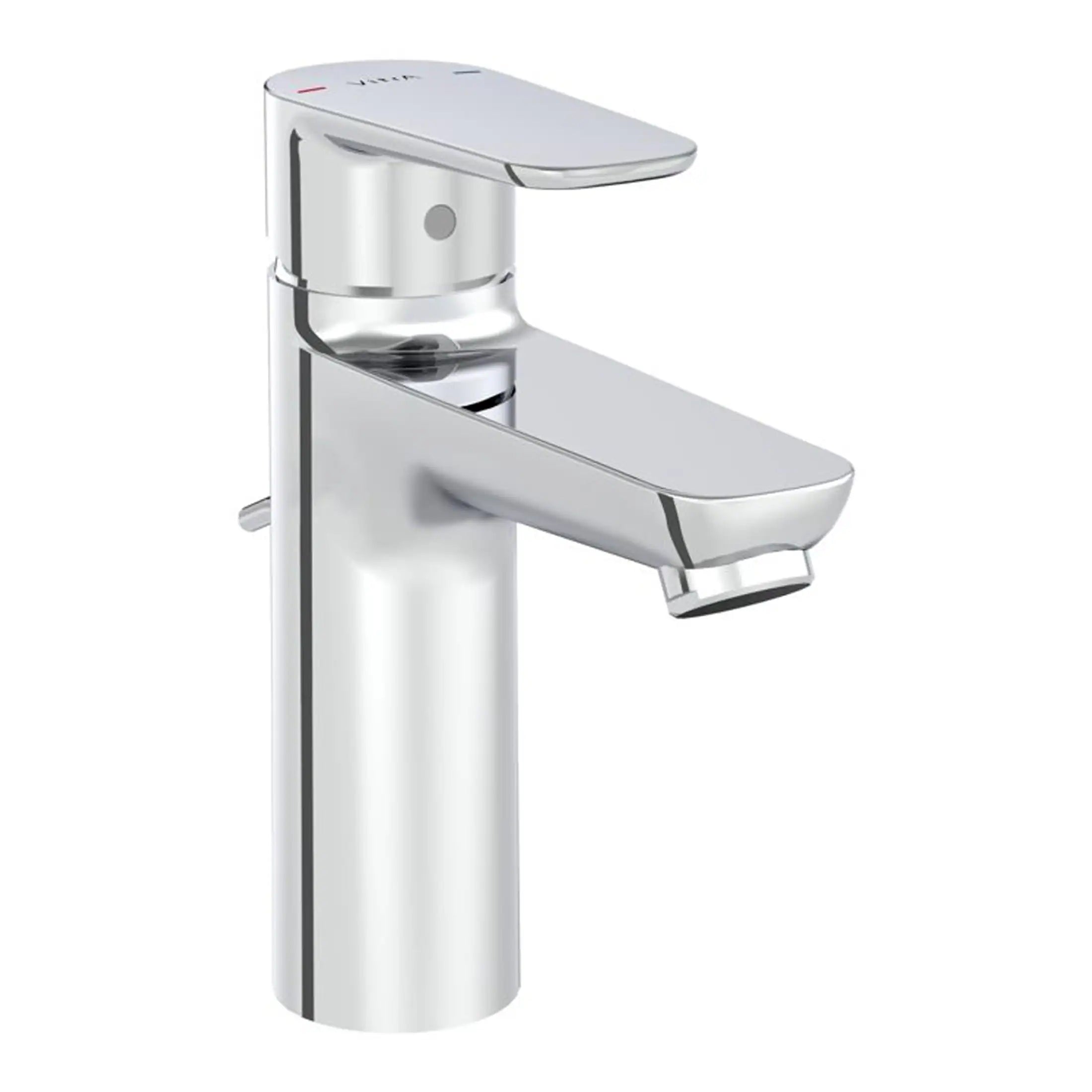 Sleek chrome bathroom tap with modern design, ideal for stylish and functional bathroom sinks, providing ease of use and durability. Perfect for updating your bathroom look.