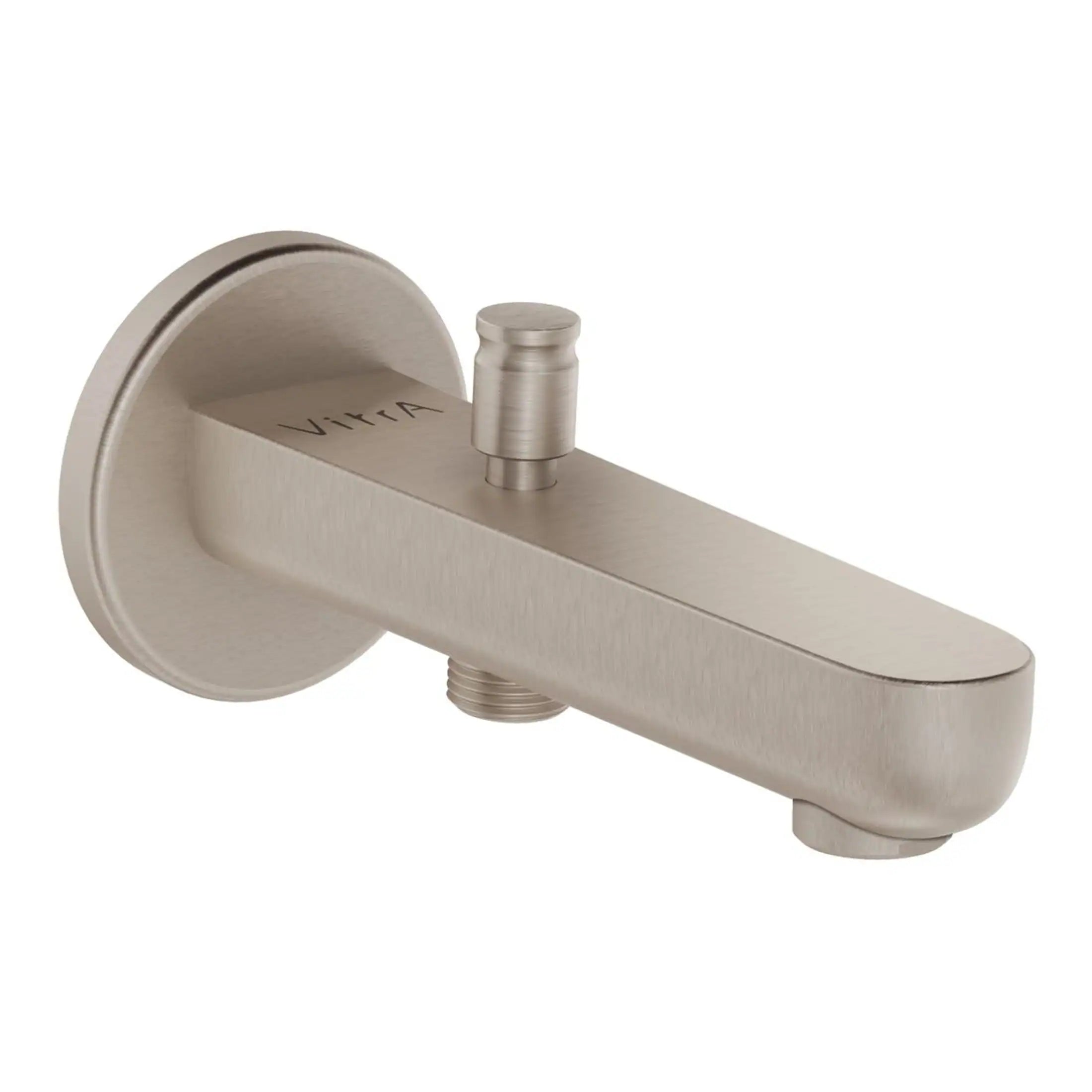 High-quality brushed nickel bathroom valve with sleek modern design, perfect for ensuring controlled water flow in your bathroom or kitchen installations. Durable and stylish for contemporary interiors.