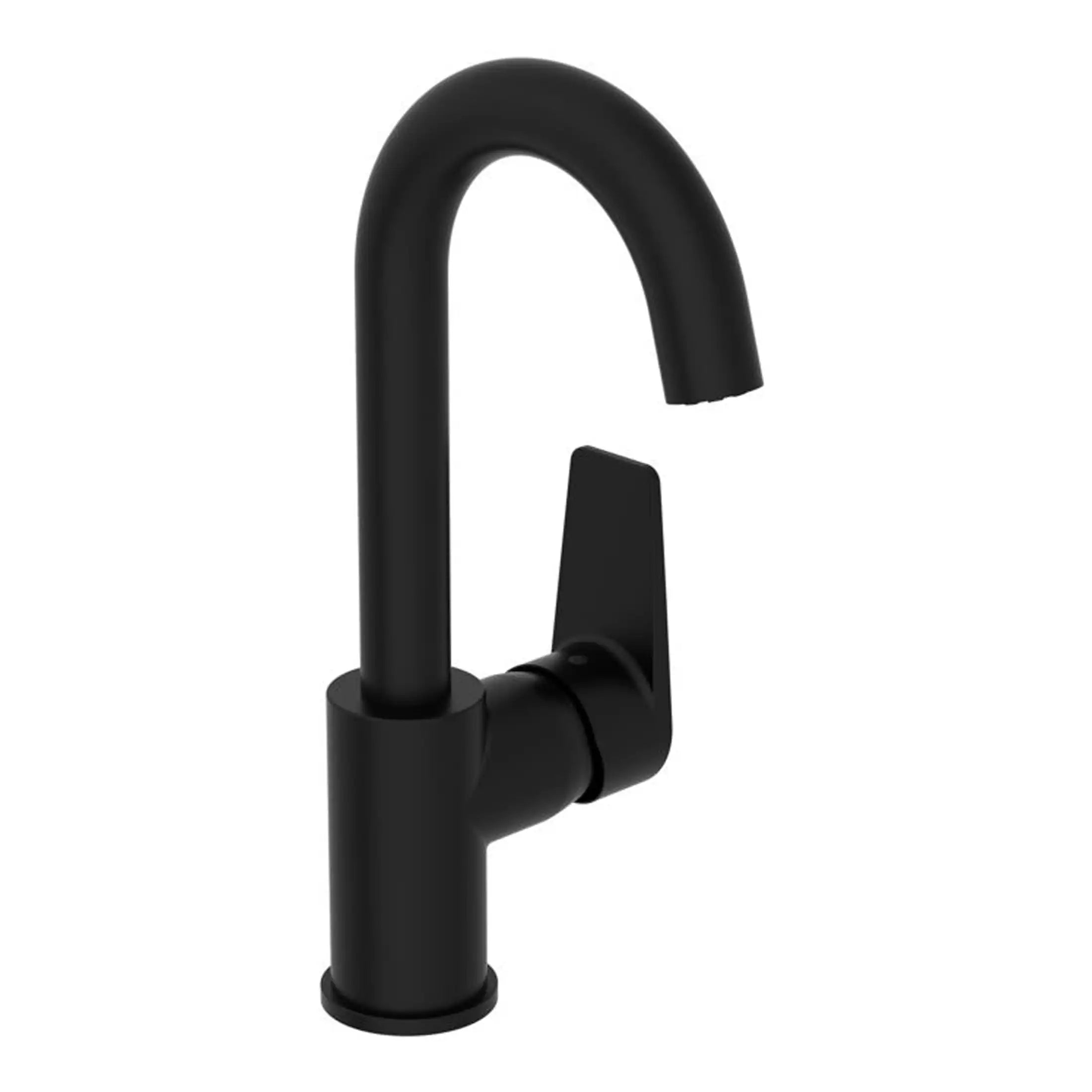 Sleek black kitchen and bathroom tap with modern design, high-quality finish, and easy installation, ideal for contemporary bubly bathrooms and kitchens.