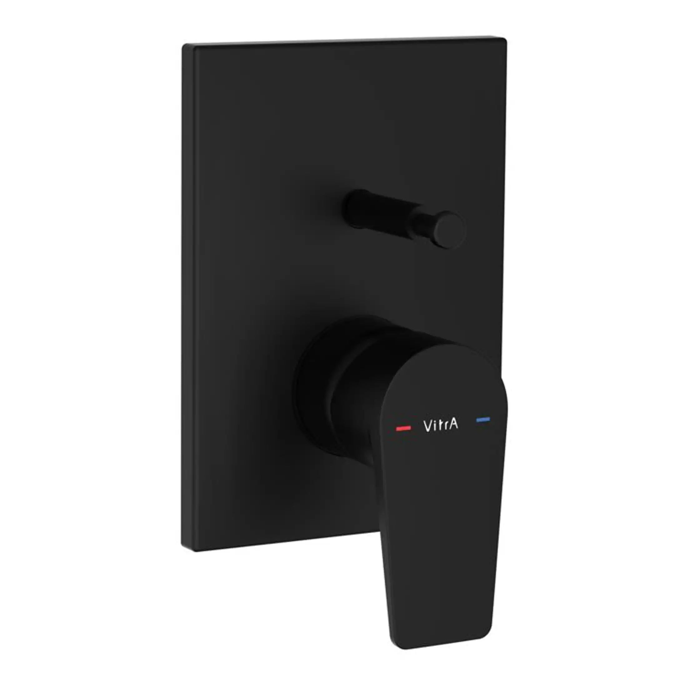 Sleek black digital thermostatic shower control with easy-to-use dial and temperature display, ideal for modern bathroom bathrooms for precise water temperature adjustment.