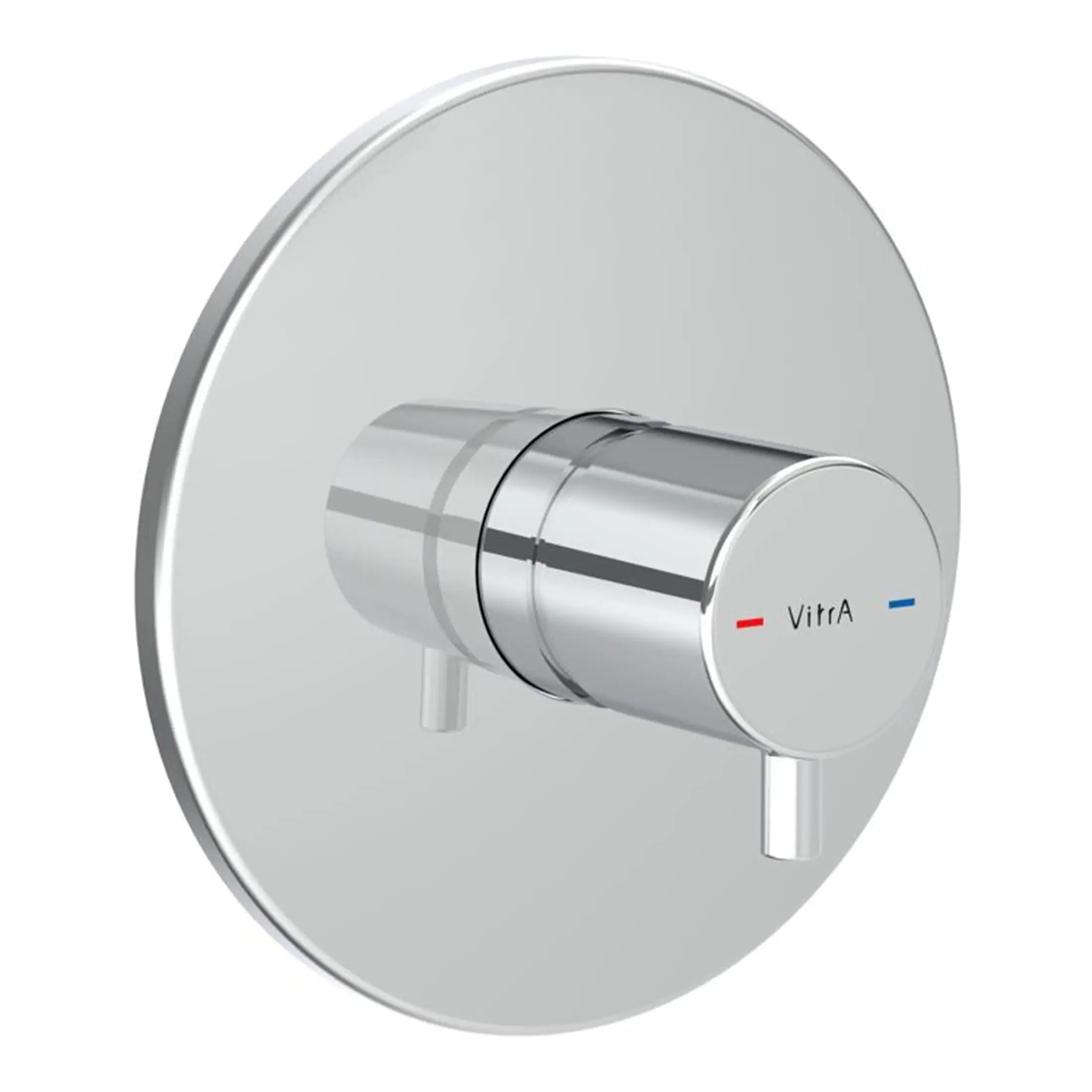 Shower control valve with chrome finish, essential for modern bathroom plumbing, delivers precise temperature regulation. Perfect for stylish and functional bathroom designs.