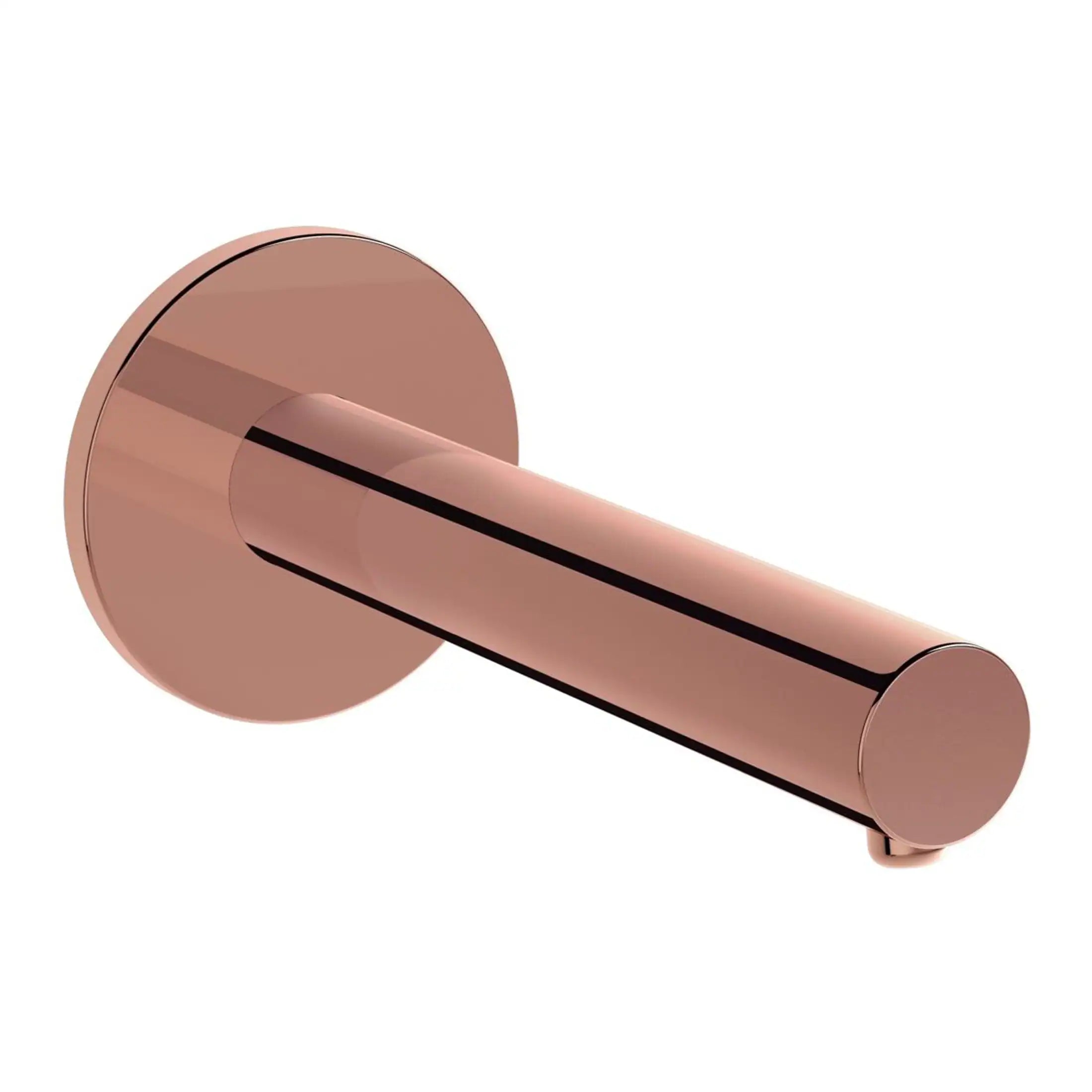 Sleek rose gold bathroom towel rail with modern minimalist design, perfect for contemporary bathrooms and hand towels. Durable and stylish, adds a luxurious touch to your bathroom decor.