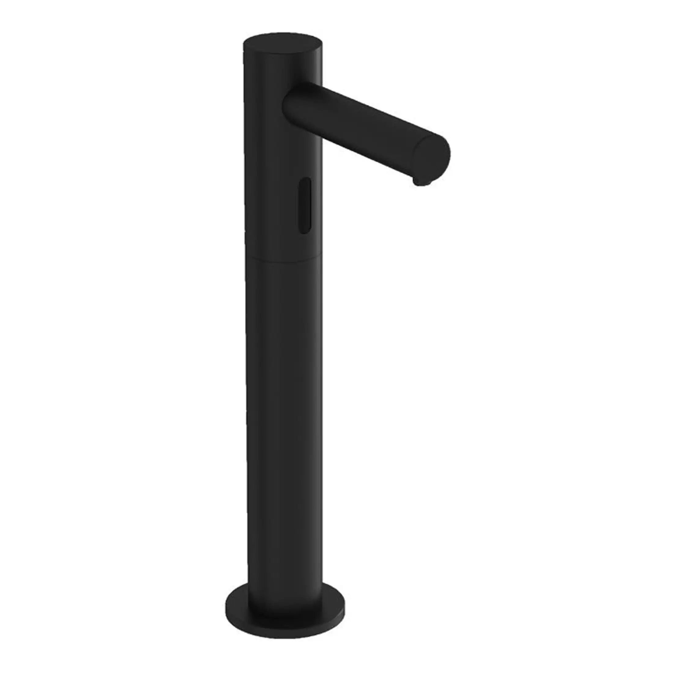 Modern black bathroom tap with minimalist design, perfect for contemporary bathrooms. Durable metal construction with sleek finish for a stylish and functional upgrade.