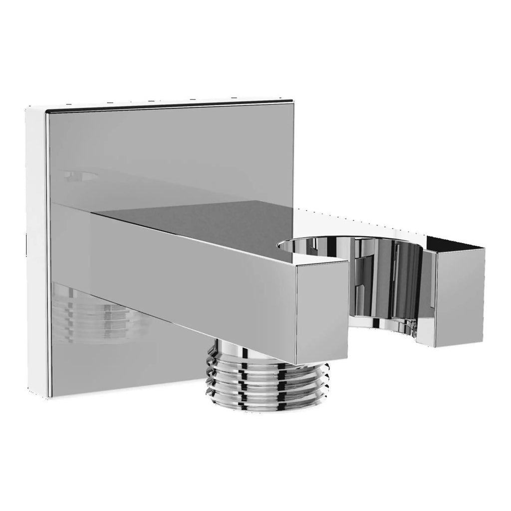 Sleek stainless steel bathroom waste trap with secure mounting flange, designed for durability and hygiene. Perfect for modern bathroom installations, preventing odours and ensuring easy maintenance.