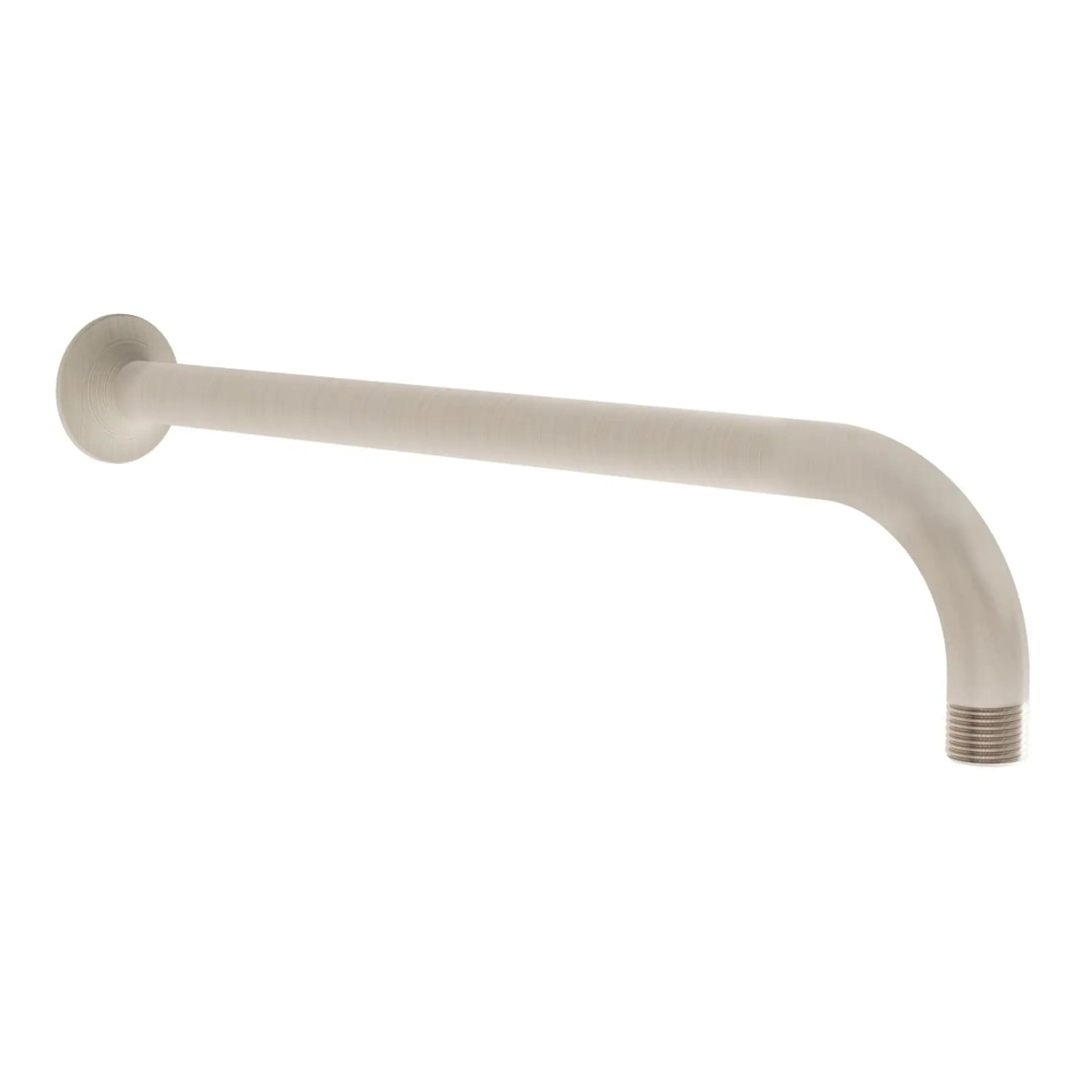 Long white bathroom grab rail with mounting base for safety and support. Suitable for bathrooms, showers, and elderly assistance, ensuring stability and anti-slip grip.
