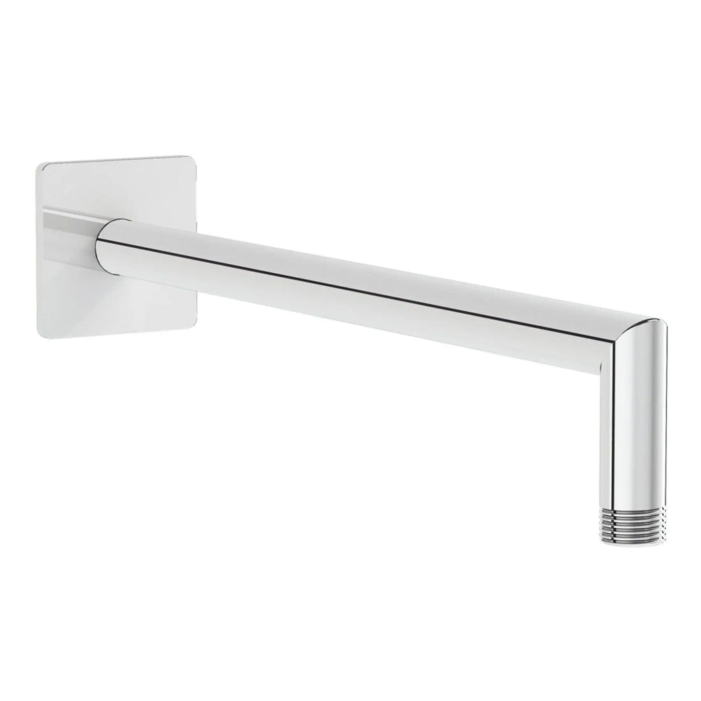 Polished chrome bathroom grab bar for safety and support, wall-mounted, durable, modern design.