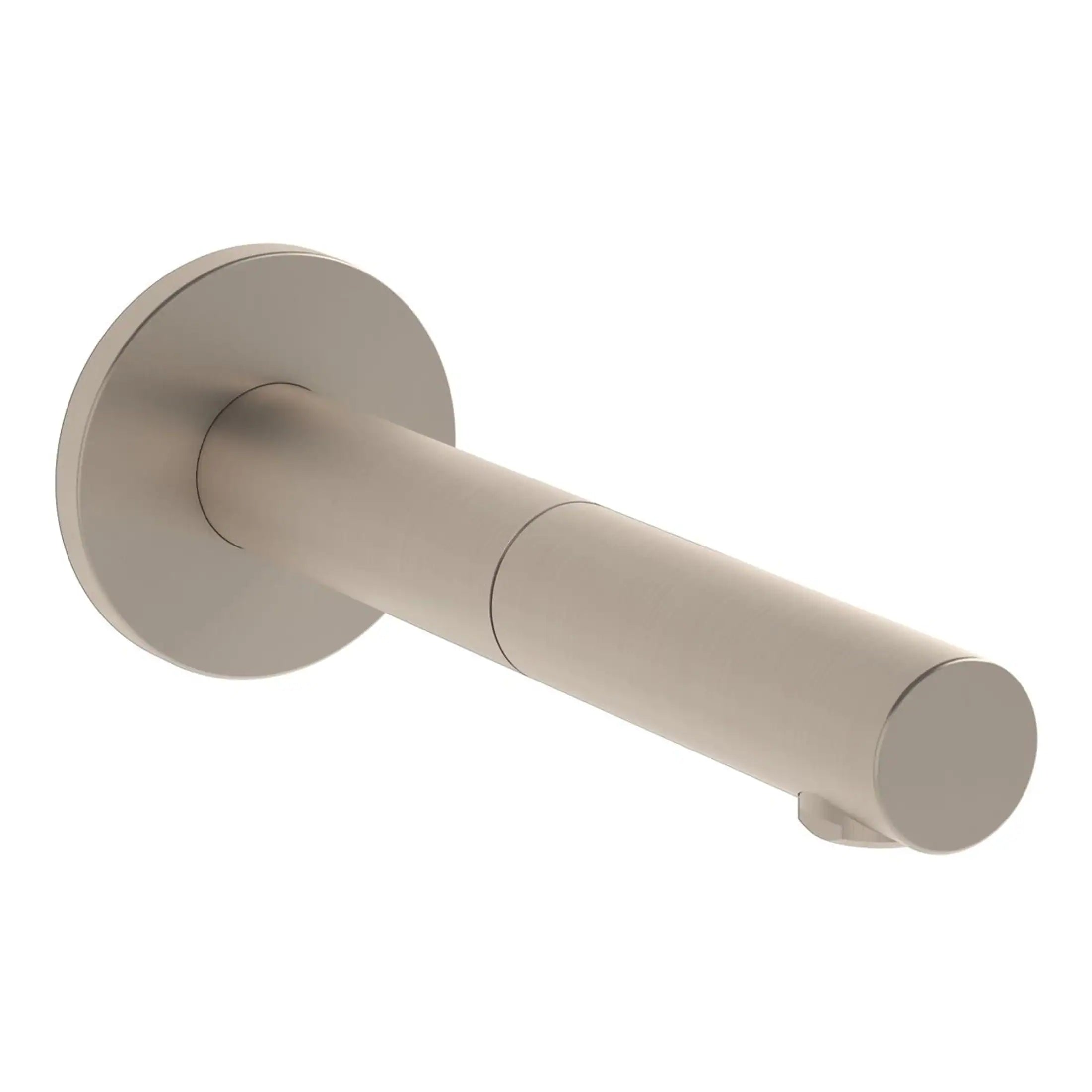 Sleek modern beige bathroom grab bar with minimalist design, ideal for safety and support in bathrooms and showers, complementing contemporary bathroom decor.