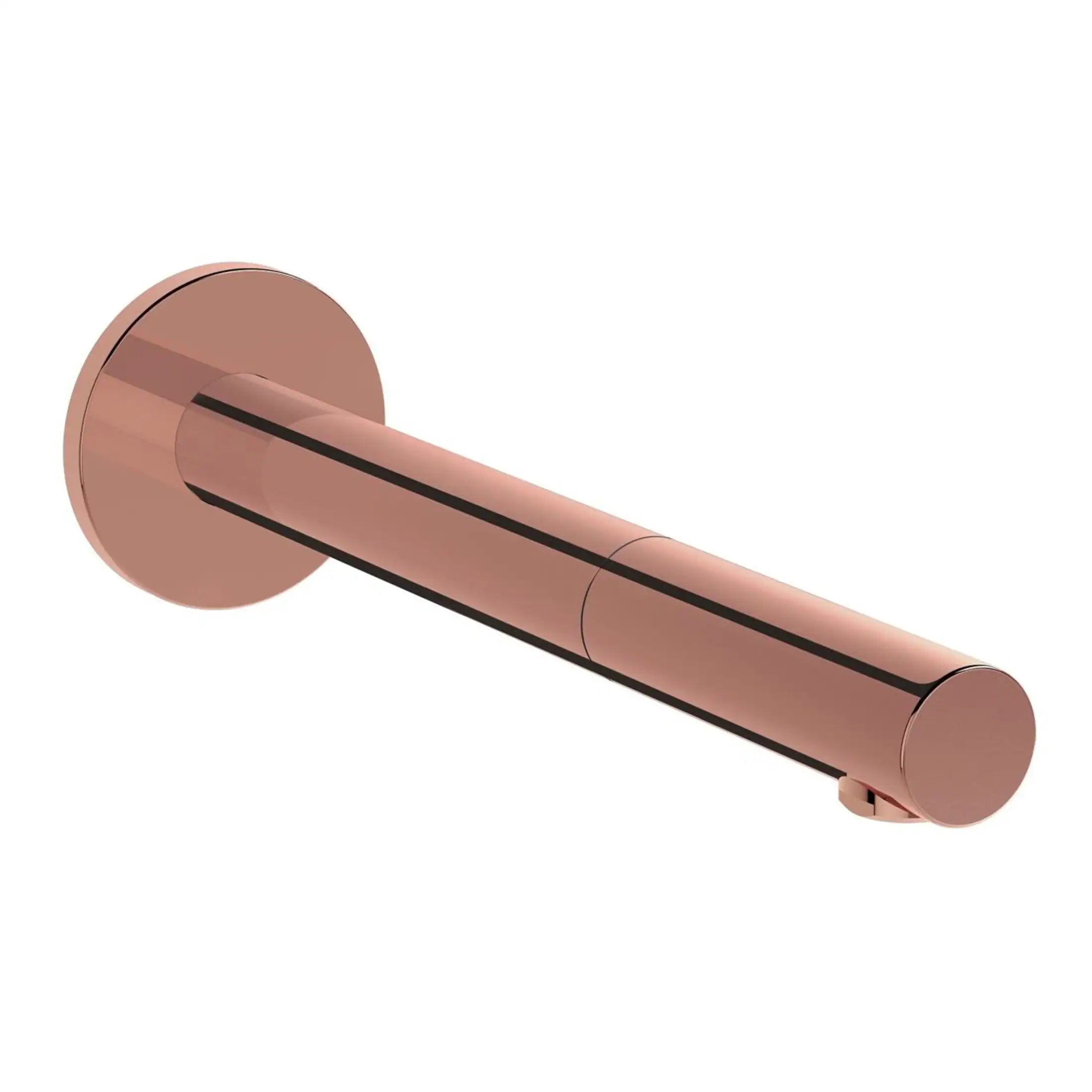 Sleek rose gold bathroom grab rail for safety and support, ideal for modern bathroom designs and elderly or disabled accessibility. Perfectly combines function with stylish aesthetics.