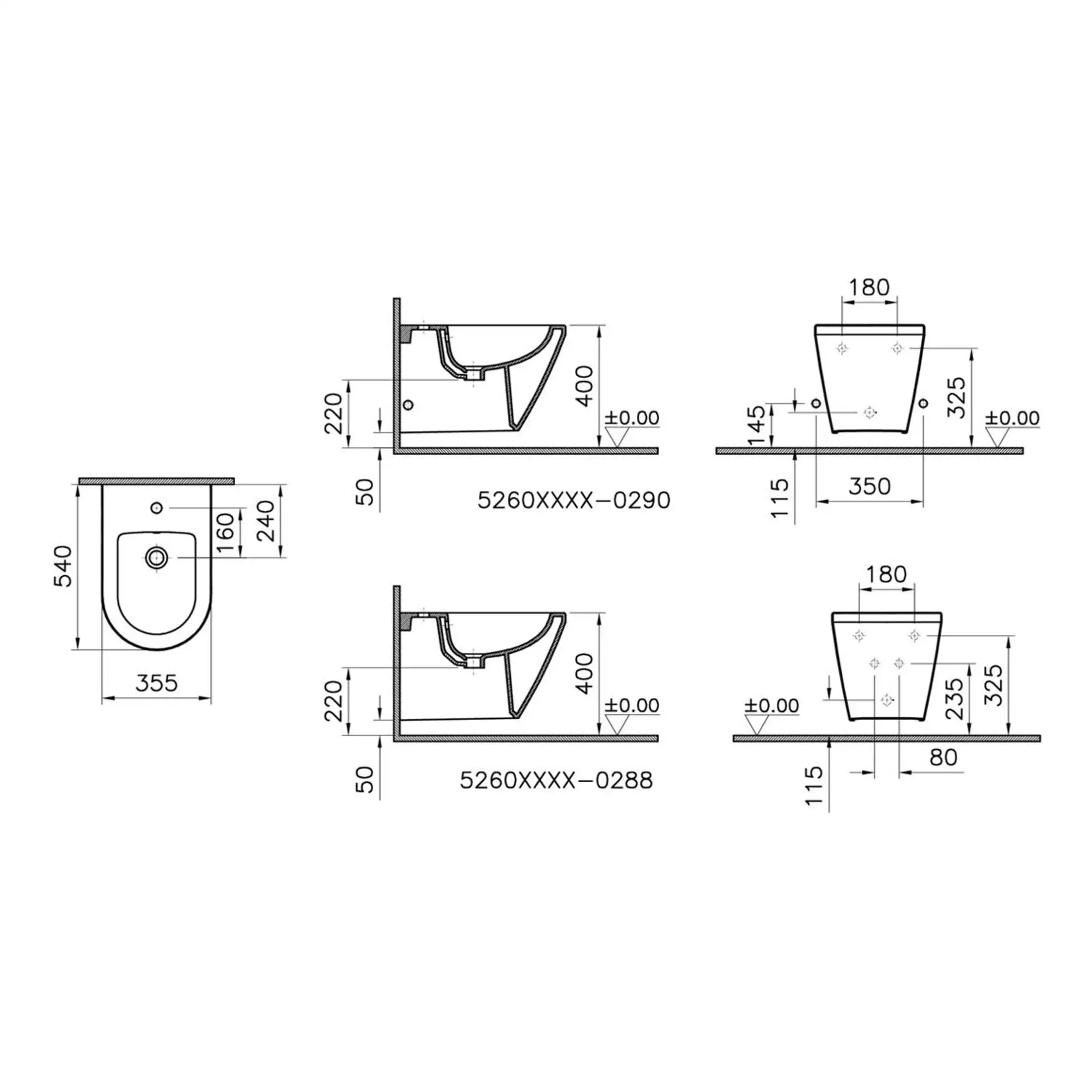 High-quality bathroom technical drawings showing toilet installation dimensions, plumbing layouts, and fixture details for bathroom renovation and design projects.
