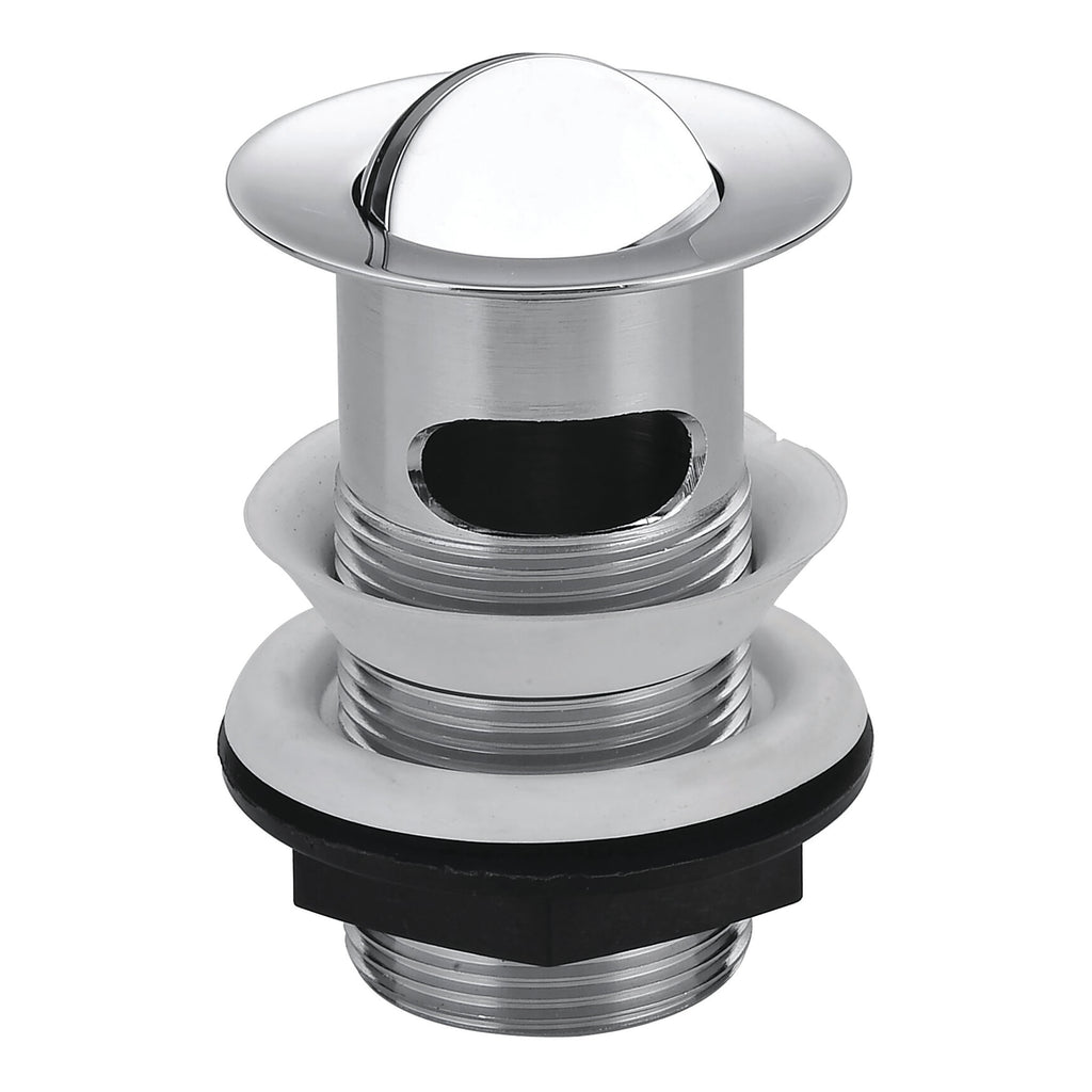 Scudo Swivel Top Slotted Basin Waste - Chrome