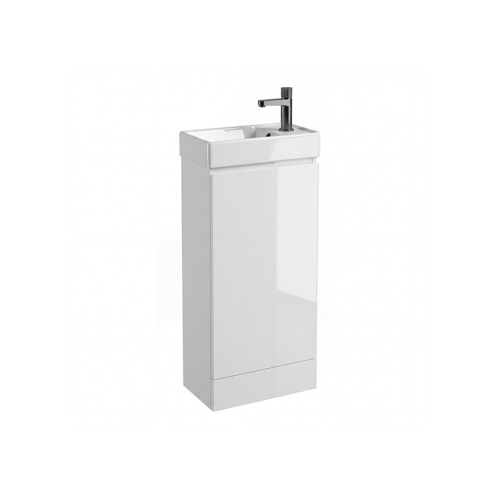 Scudo Waterguard 400mm Floor Standing Cloakroom Vanity Unit With Basin