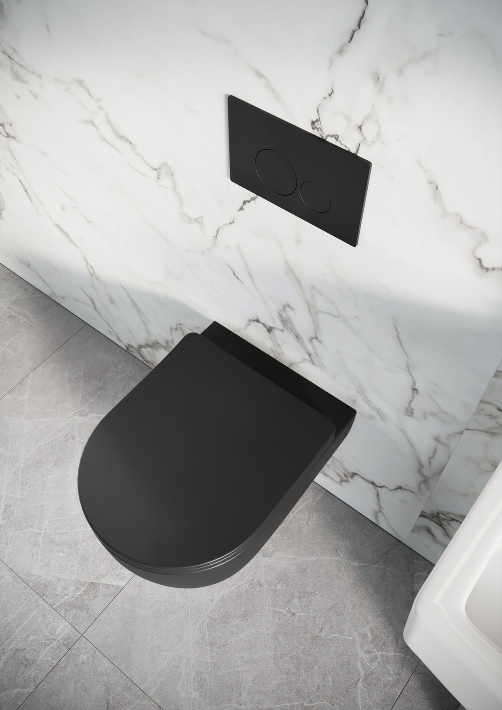 Scudo Riviera Rimless Wall Hung Toilet With Soft Close Seat