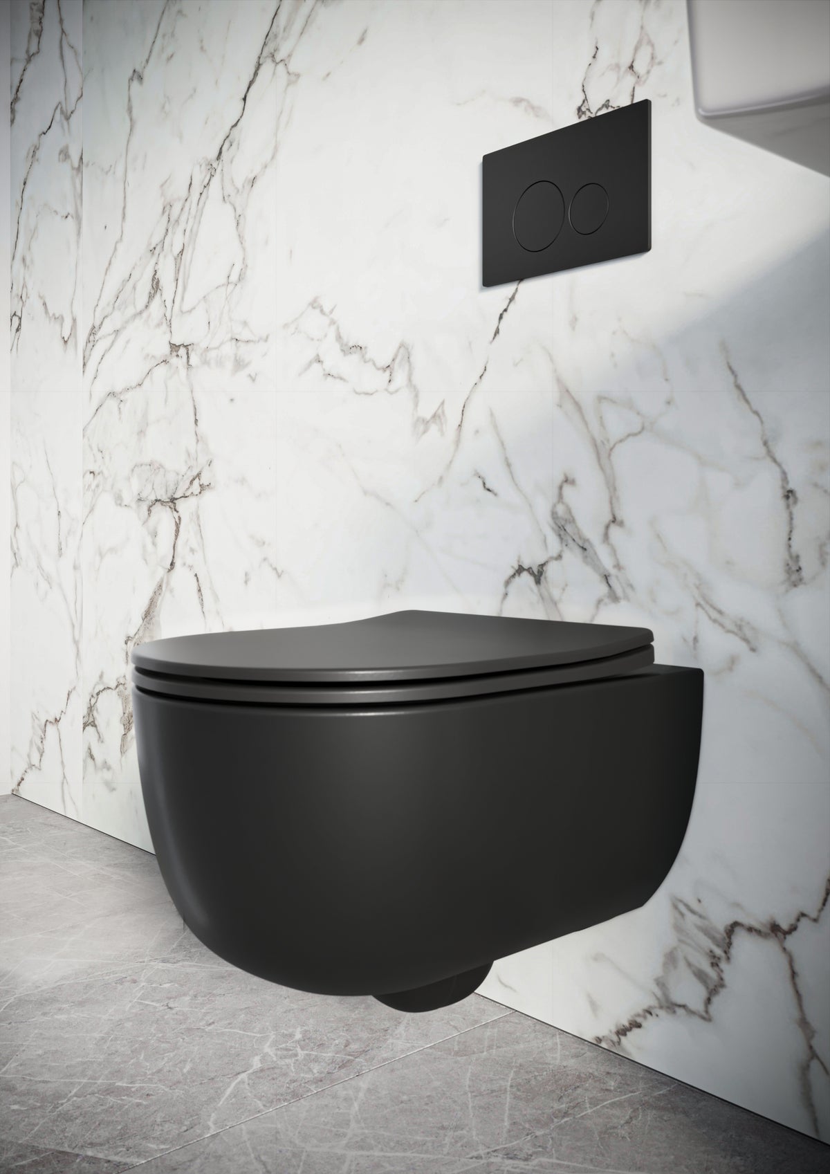 Scudo Riviera Rimless Wall Hung Toilet With Soft Close Seat