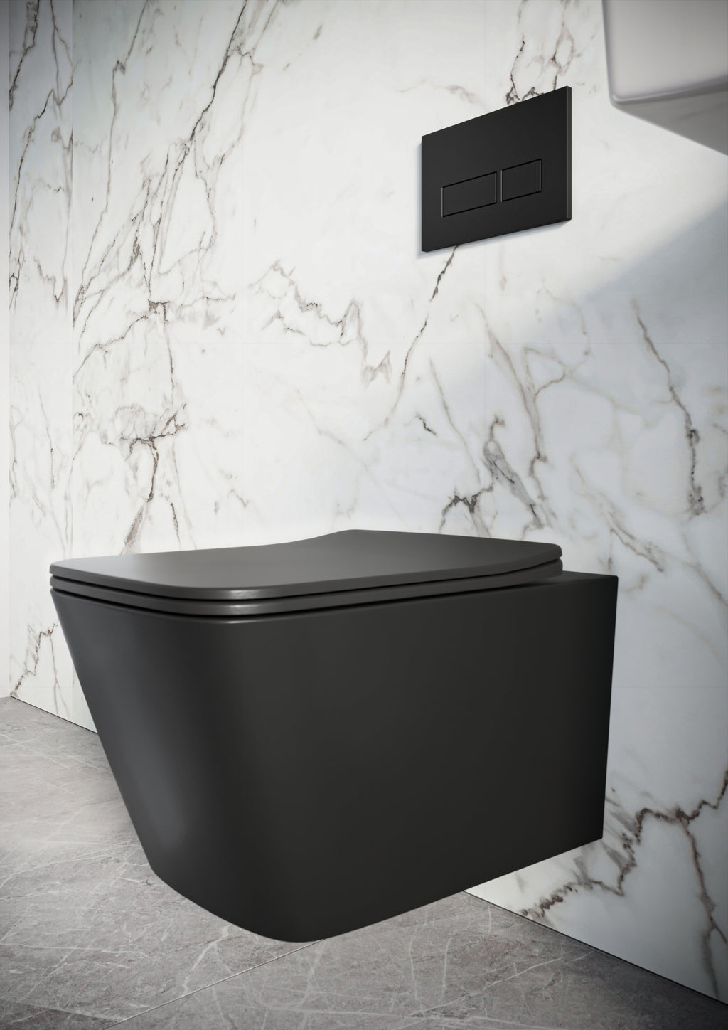 Scudo Riviera Rimless Wall Hung Toilet With Soft Close Seat