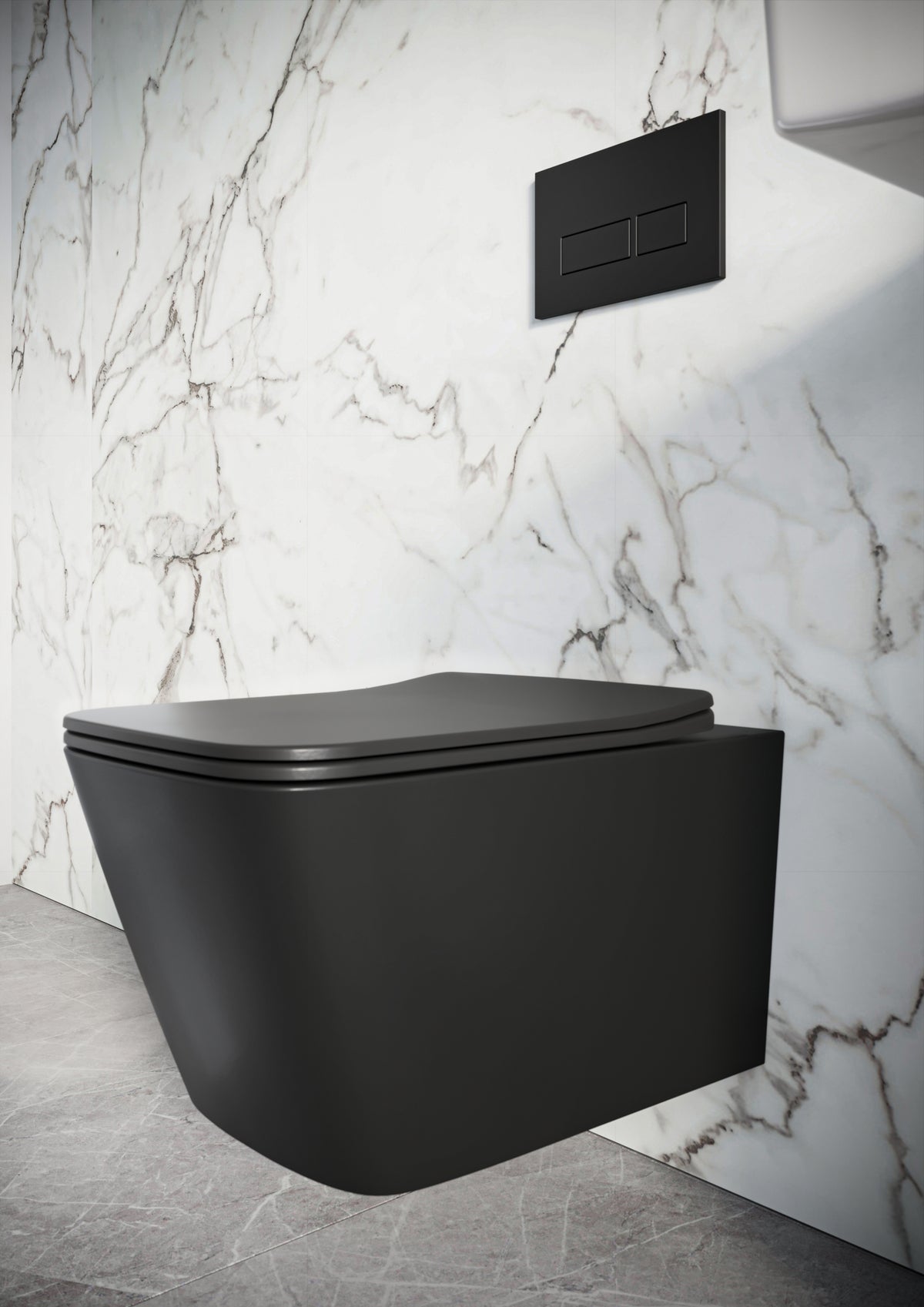 Scudo Riviera Rimless Wall Hung Toilet With Soft Close Seat