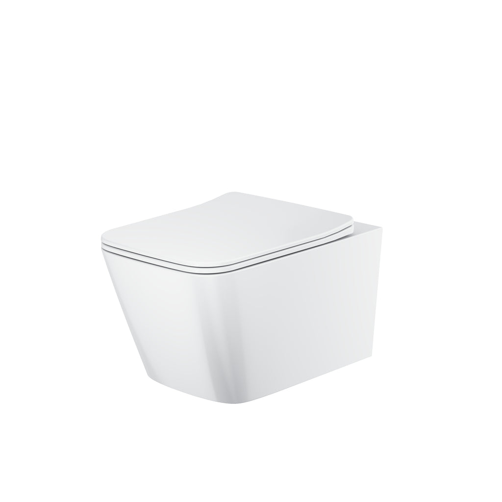 Scudo Riviera Rimless Wall Hung Toilet With Soft Close Seat