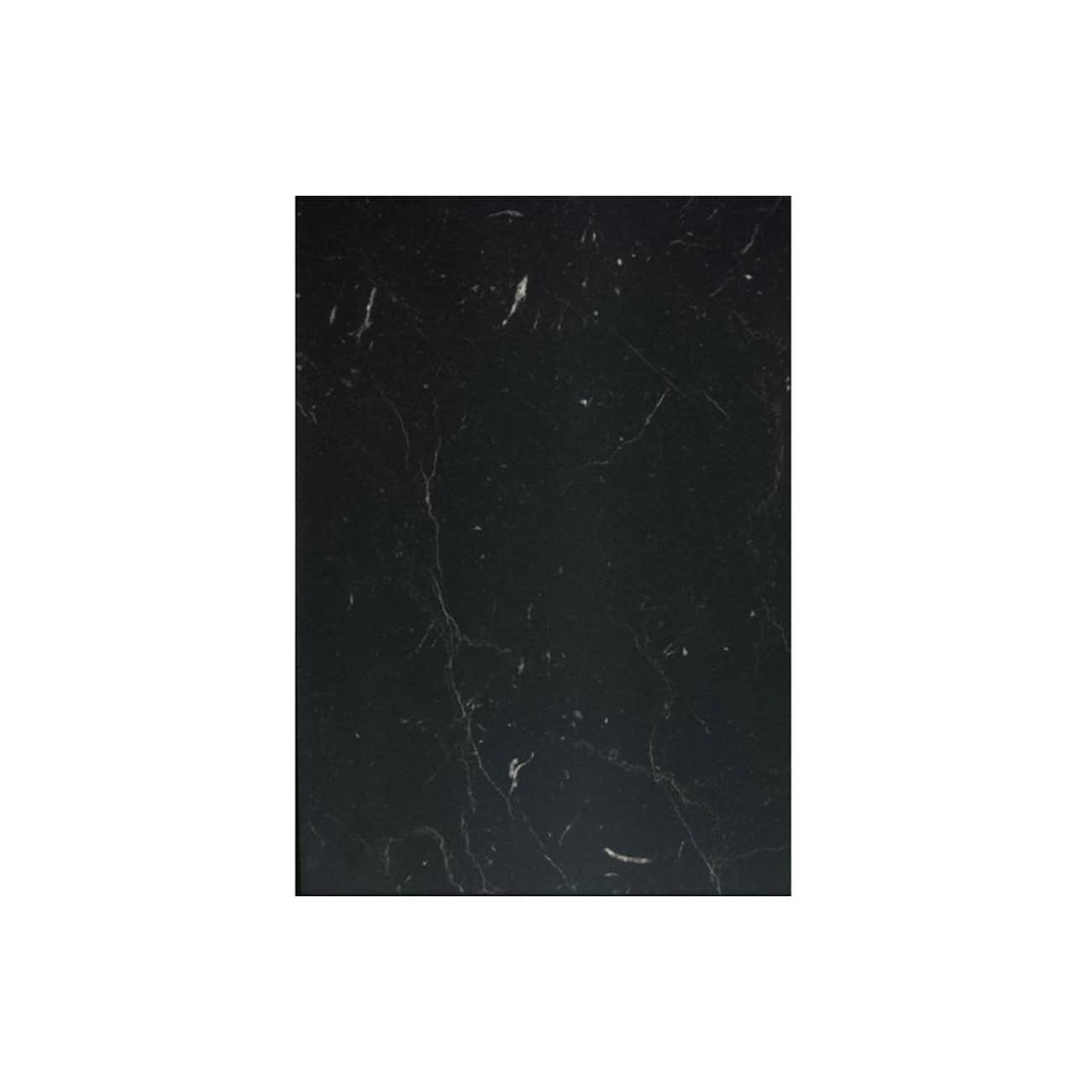 Black marble bathroom surface with white veining, ideal for luxurious bathroom designs and countertops. Durable natural stone perfect for high-end bathtub surrounds and vanity tops.