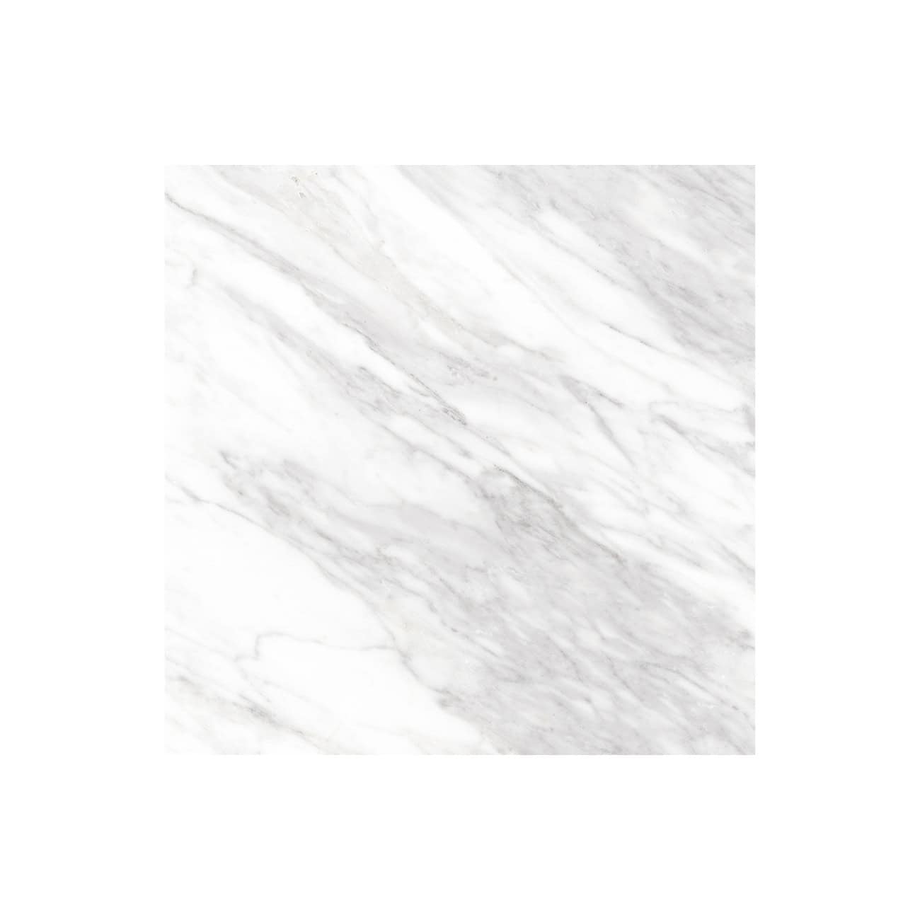 Polished white marble bathroom countertop with natural grey veining, ideal for modern bathroom design and tiles.