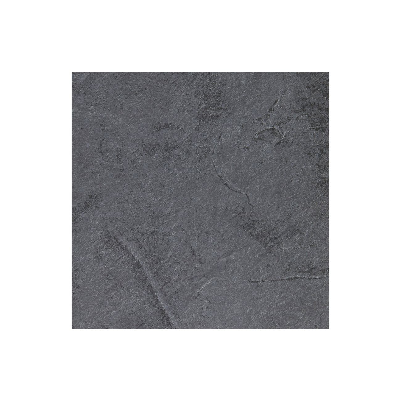 Dark grey textured bathroom floor tile, slip-resistant surface ideal for modern bathroom designs, durable and stylish, perfect for shower or flooring use.