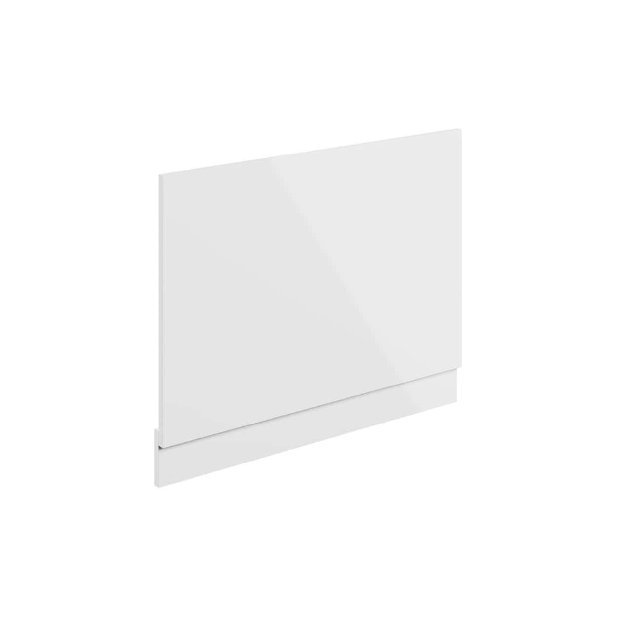 Sleek white bathroom radiator with modern flat-panel design, ideal for contemporary bathroom heating solutions in UK homes.