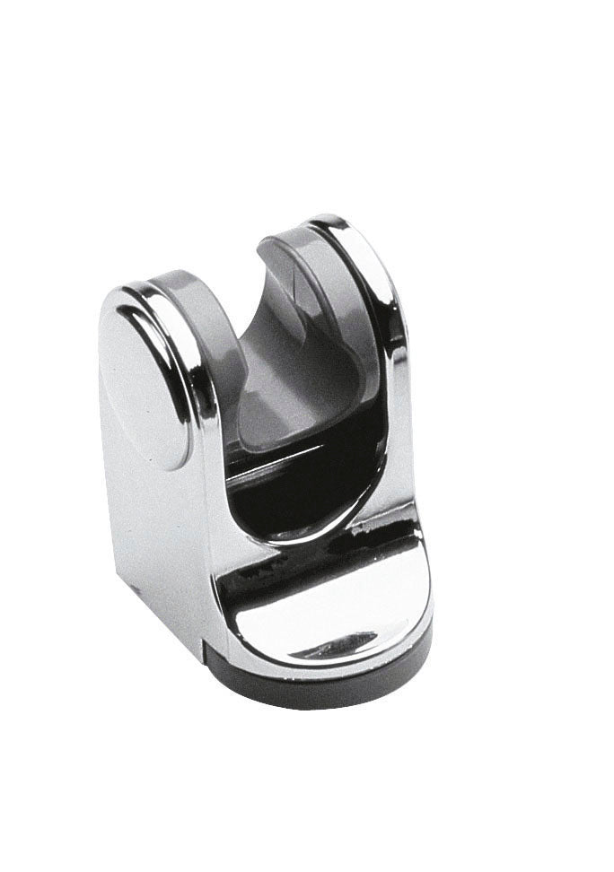 Chrome toilet paper dispenser for bathroom use, offering convenient and hygienic paper storage solution.