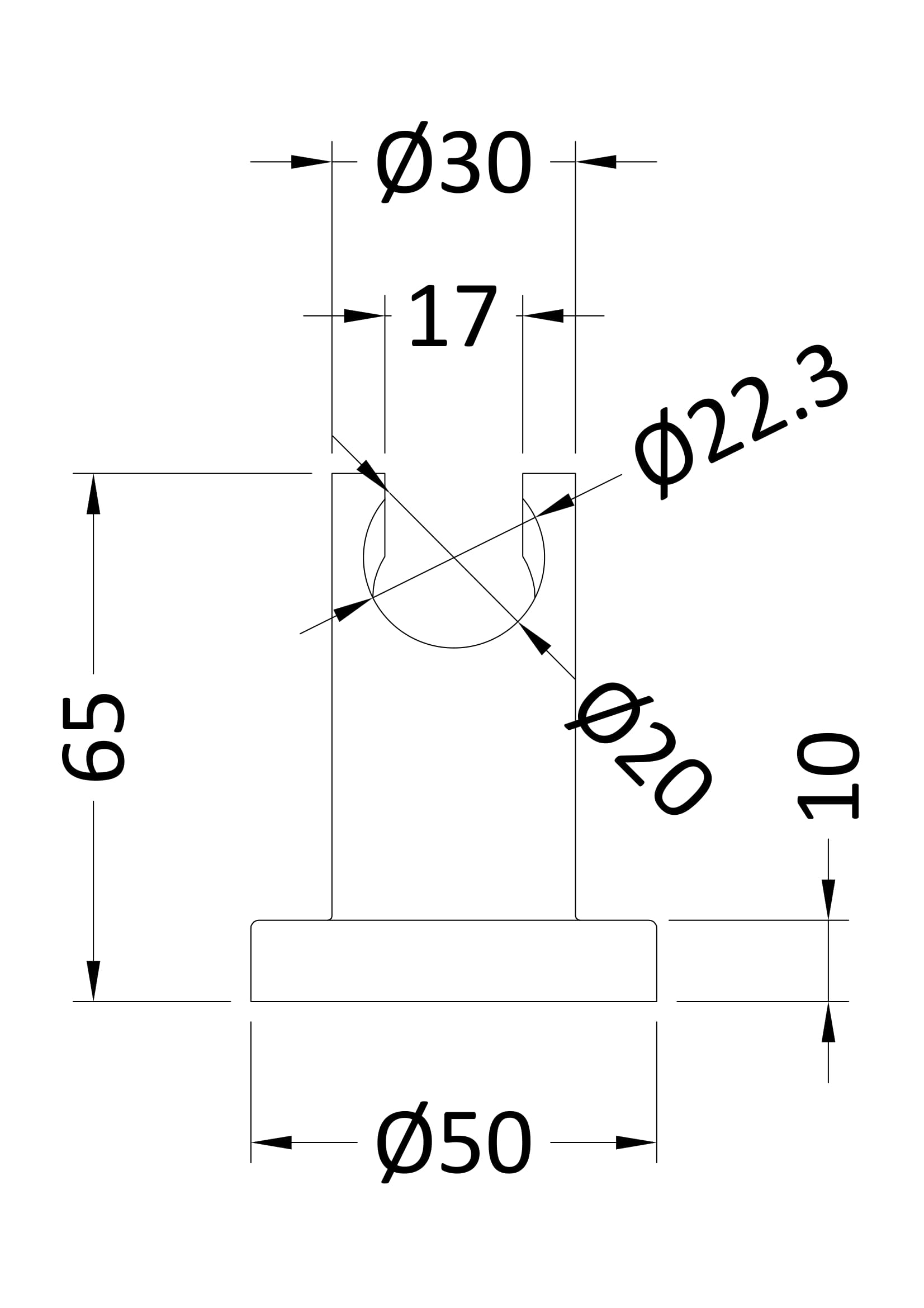 High-quality technical drawing of a bathroom component, featuring precise measurements and dimensions for installation and manufacturing.