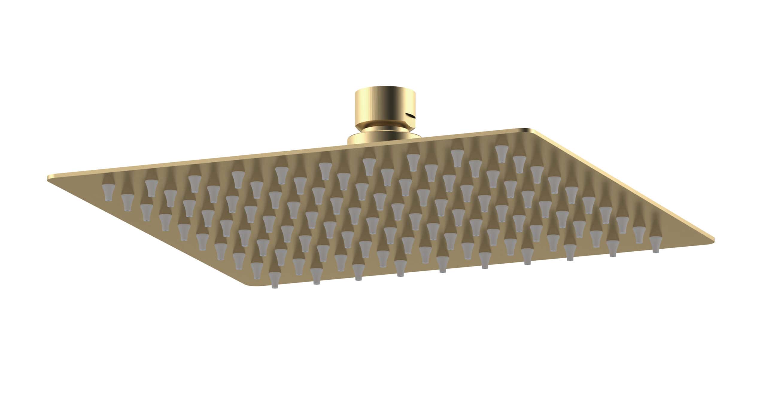 Shower head with multiple nozzles for modern bathrooms, designed for a luxurious shower experience and easy installation in contemporary bathroom setups.