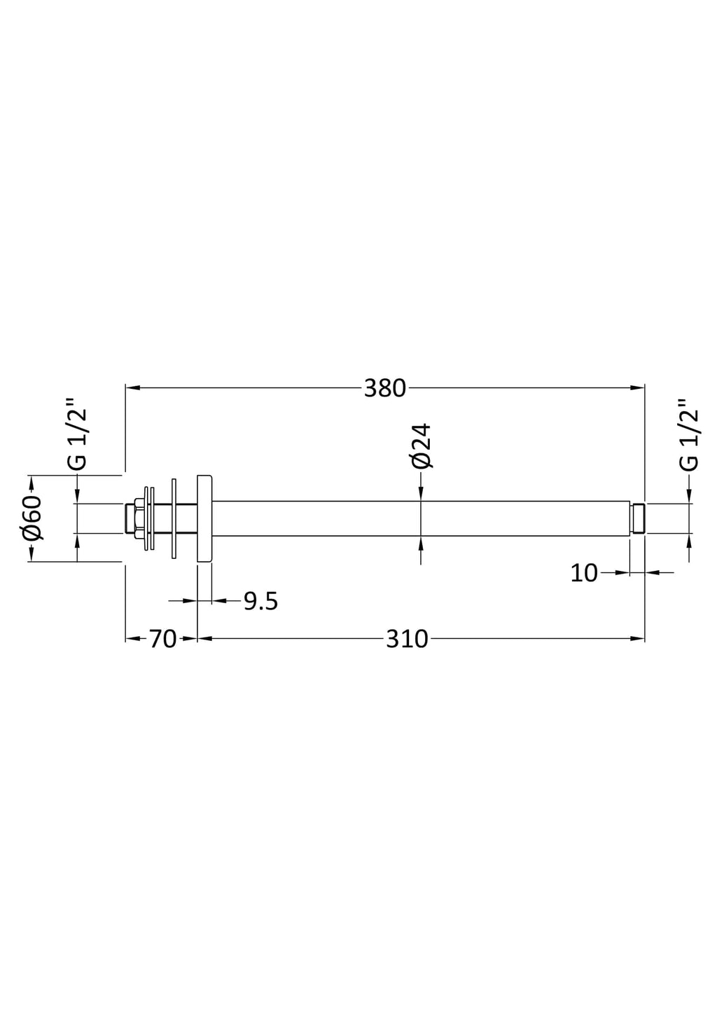 Precision bathroom pipe technical drawing with detailed measurements for plumbing installations, ideal for bathroom renovation projects and professional bathroom design.