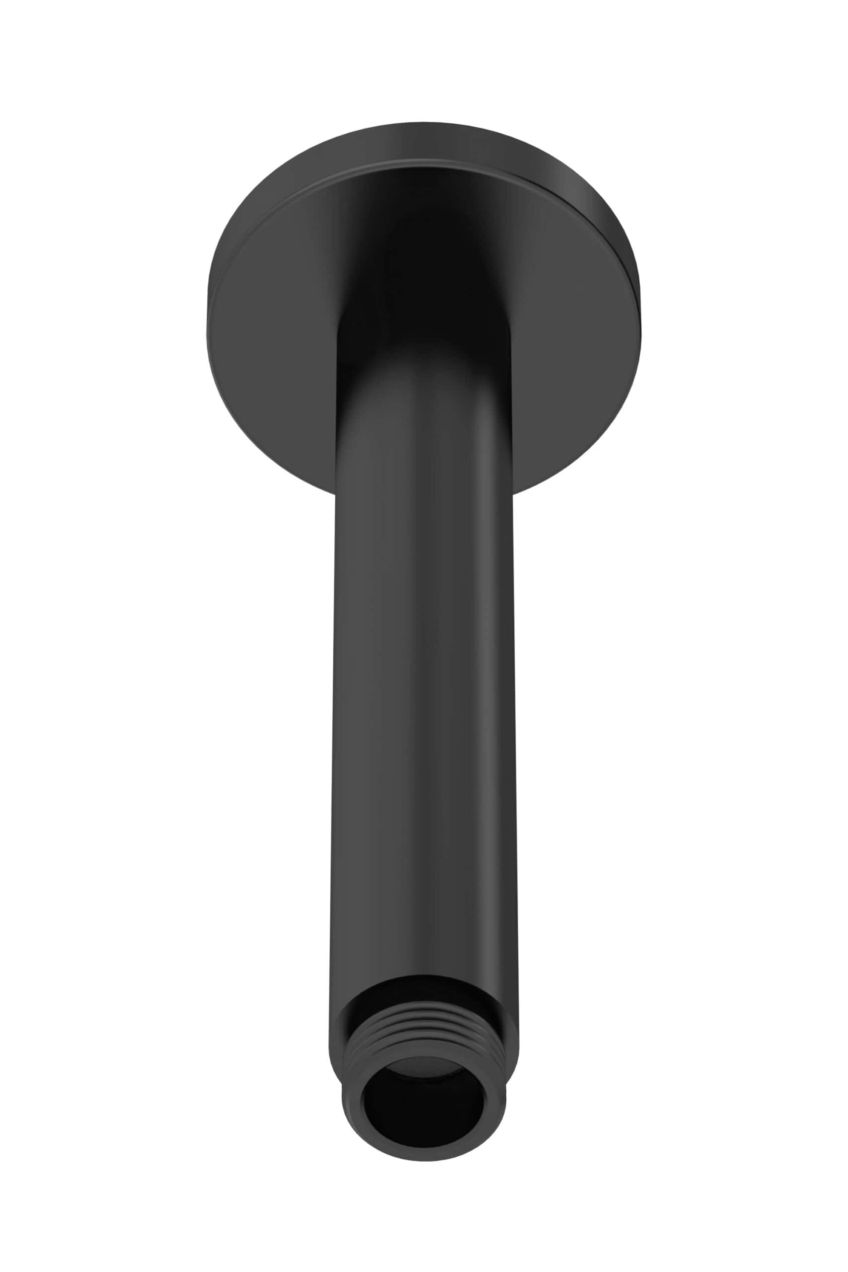 Black bathroom shower bar with adjustable height and modern design, ideal for enhancing bathroom safety and style. Perfect for contemporary bathrooms and accessible showering solutions.
