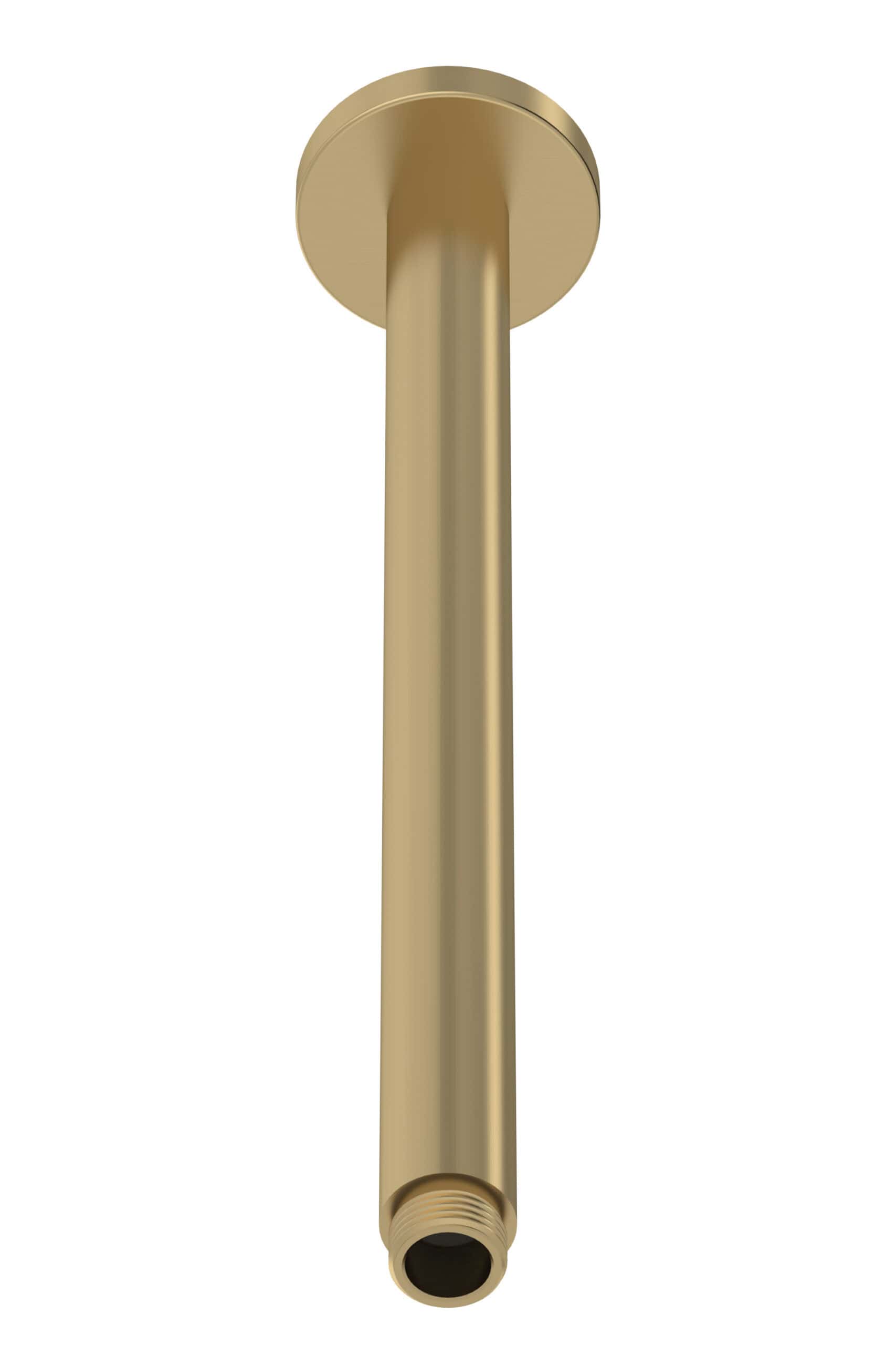 Shower riser rail in gold finish for modern bathroom decor, part of Bubly Bathrooms exclusive collection. Durable, stylish, and perfect for upgrading your shower experience.