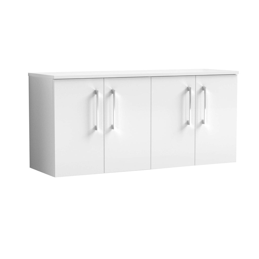 Modern white bathroom storage cabinet with sleek handles, ideal for bathroom organisation and storage solutions. Perfect for contemporary bathroom designs.
