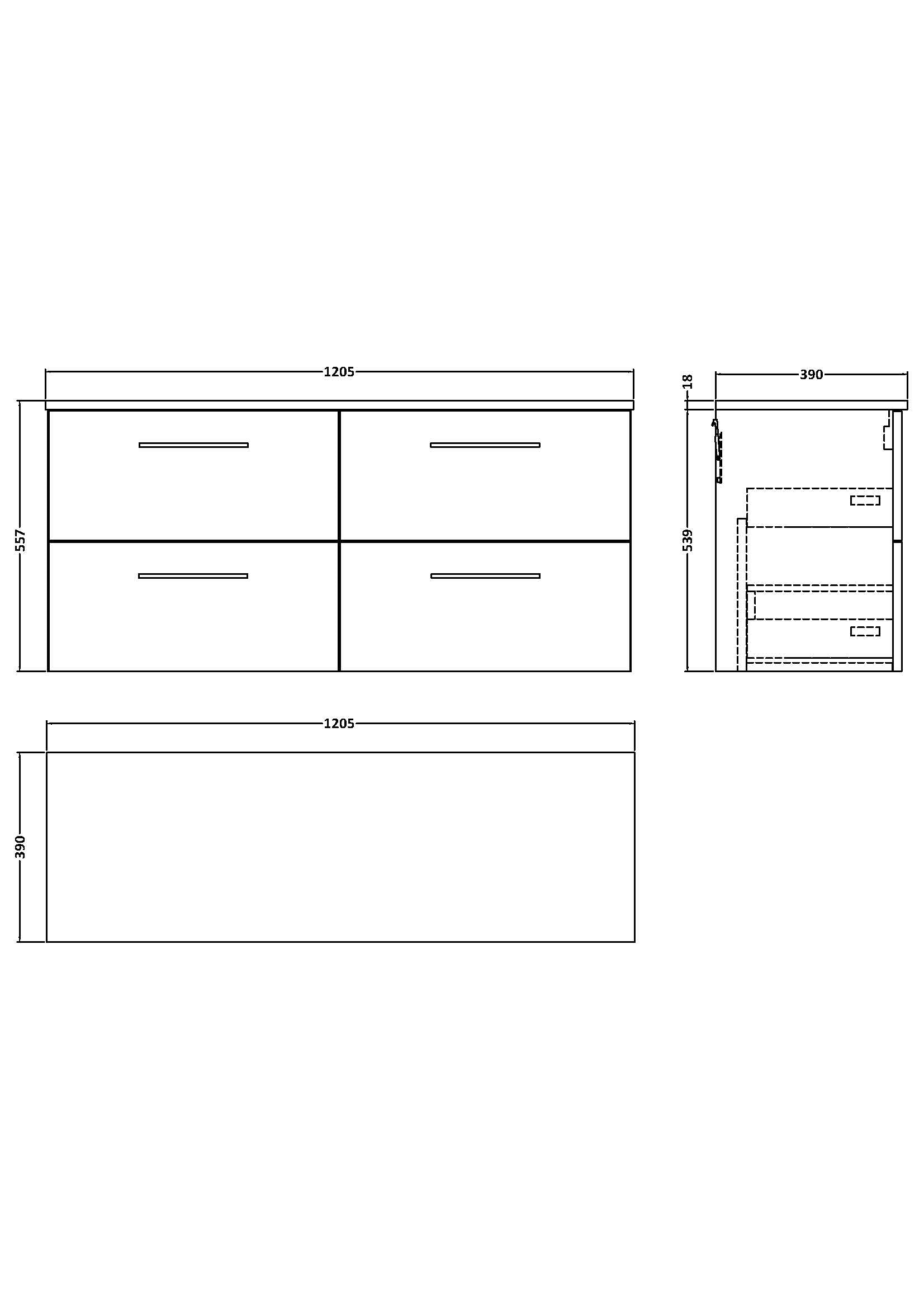 Highly detailed bathroom vanity unit design with precise measurements, perfect for modern bathroom renovations and fittings. Ideal for efficient storage and elegant bathroom aesthetics.