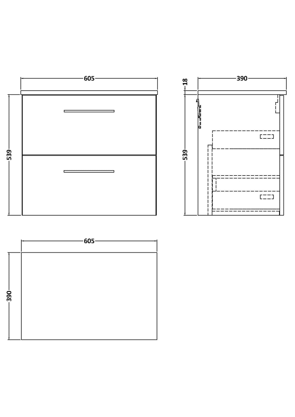 Sleek modern bathroom vanity unit with drawers, perfect for contemporary bathroom designs, featuring ample storage and clean lines, ideal for a stylish Bubly Bathrooms upgrade.