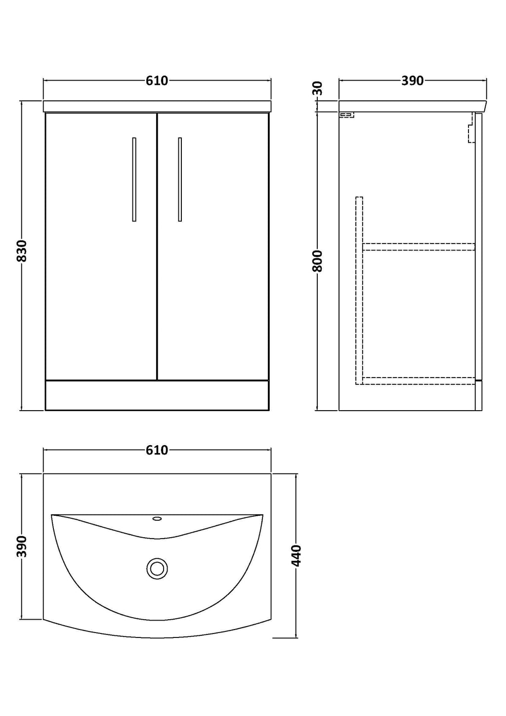 Modern bathroom vanity unit with integrated sink, stylish design, and ample storage space, perfect for contemporary bathrooms. Durable materials and sleek finish enhance bathroom aesthetics.