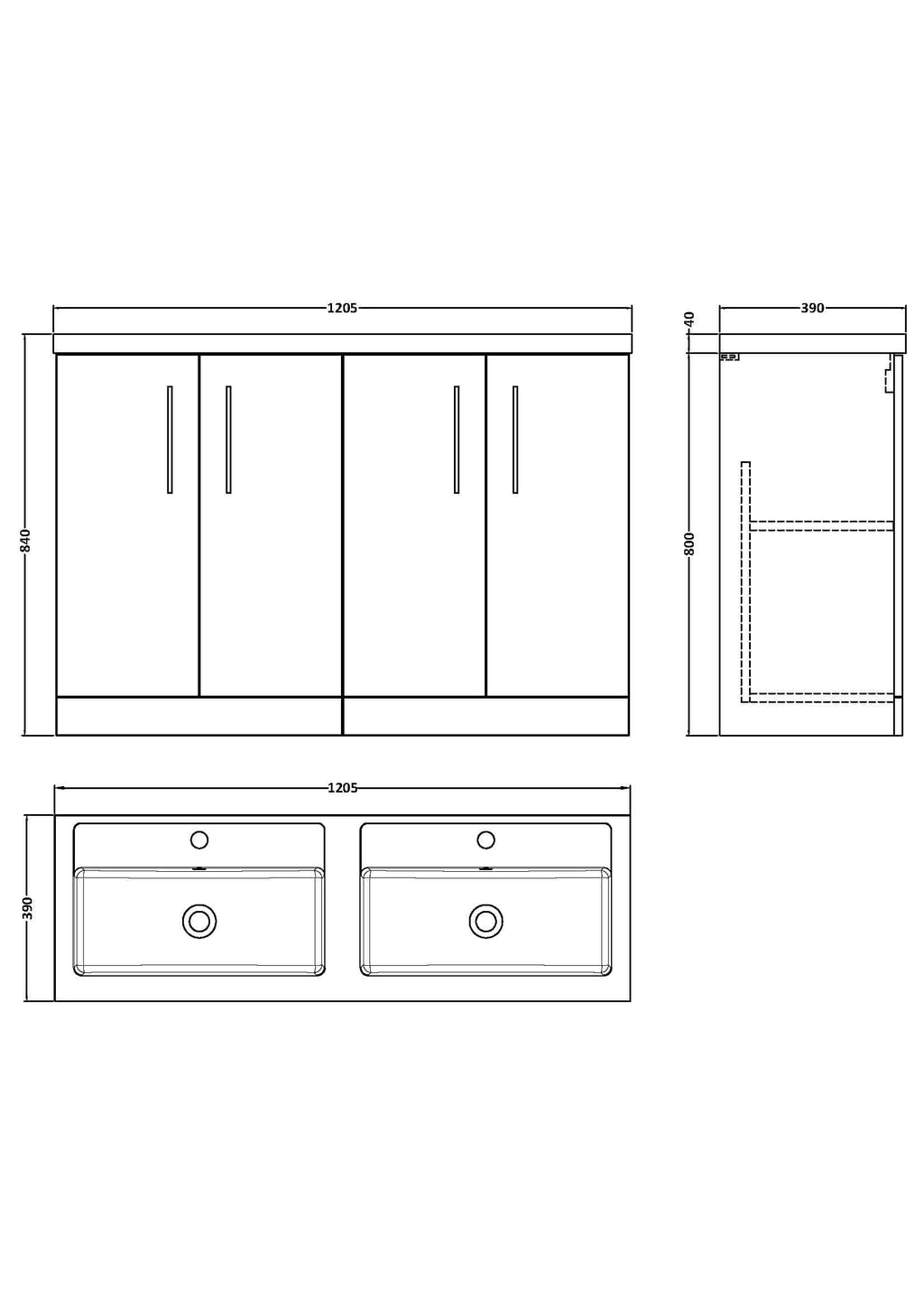 Sleek modern bathroom vanity with double sinks and ample storage, ideal for luxurious Bubly bathrooms and contemporary bathroom remodels in the UK. Featuring clean lines and functional design.