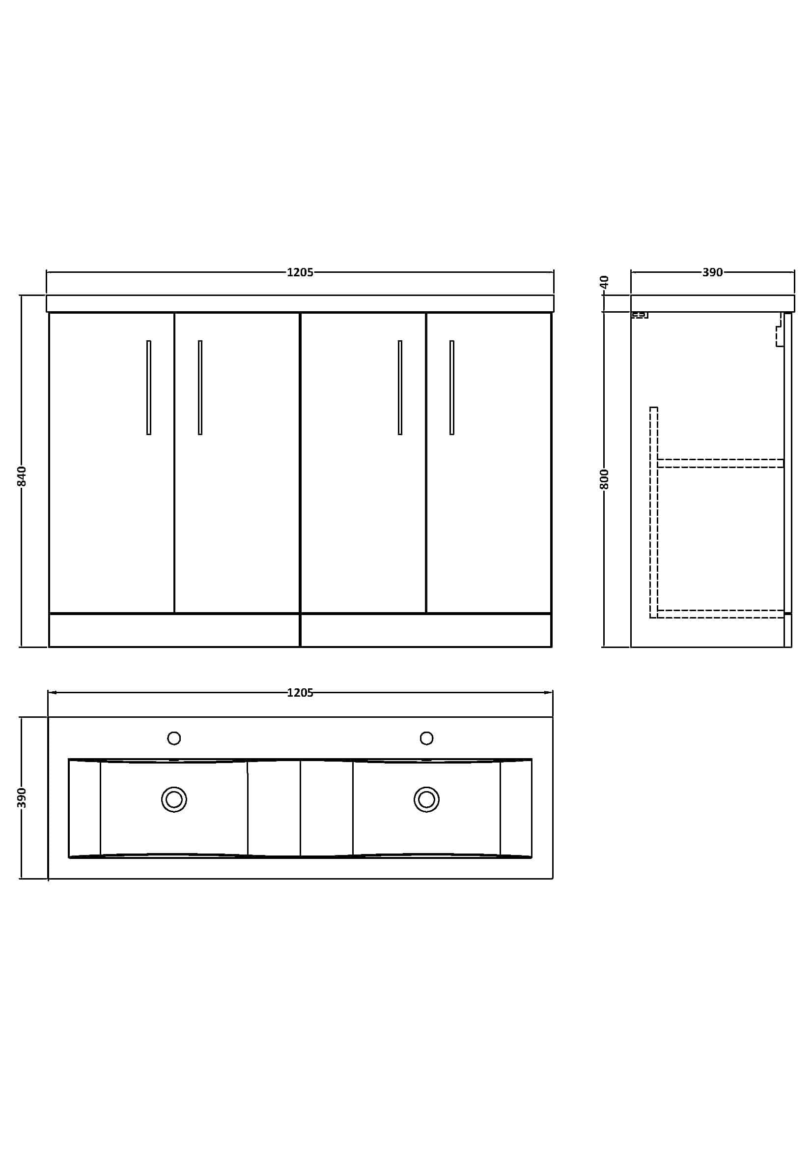 Stylish bathroom vanity cabinet design with double basin sinks, modern storage solutions, and sleek handles for a contemporary bathroom look. Perfect for organising toiletries and enhancing bathroom aesthetics.