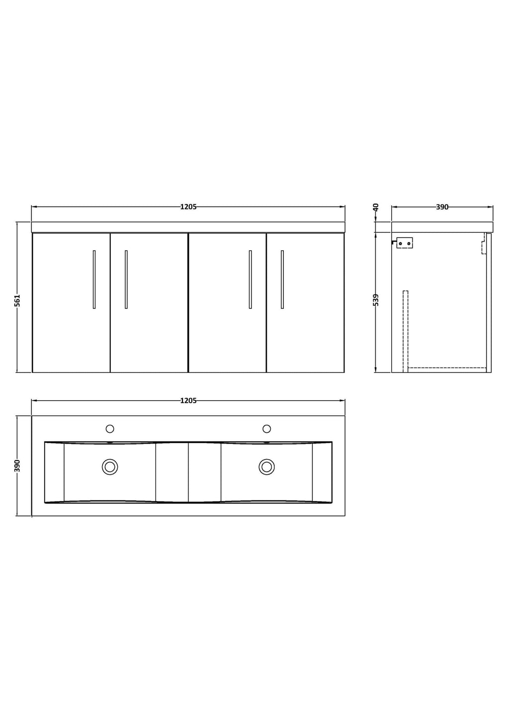 Modern bathroom vanity with sink and storage cabinets for luxurious Bubly Bathrooms upgrade.