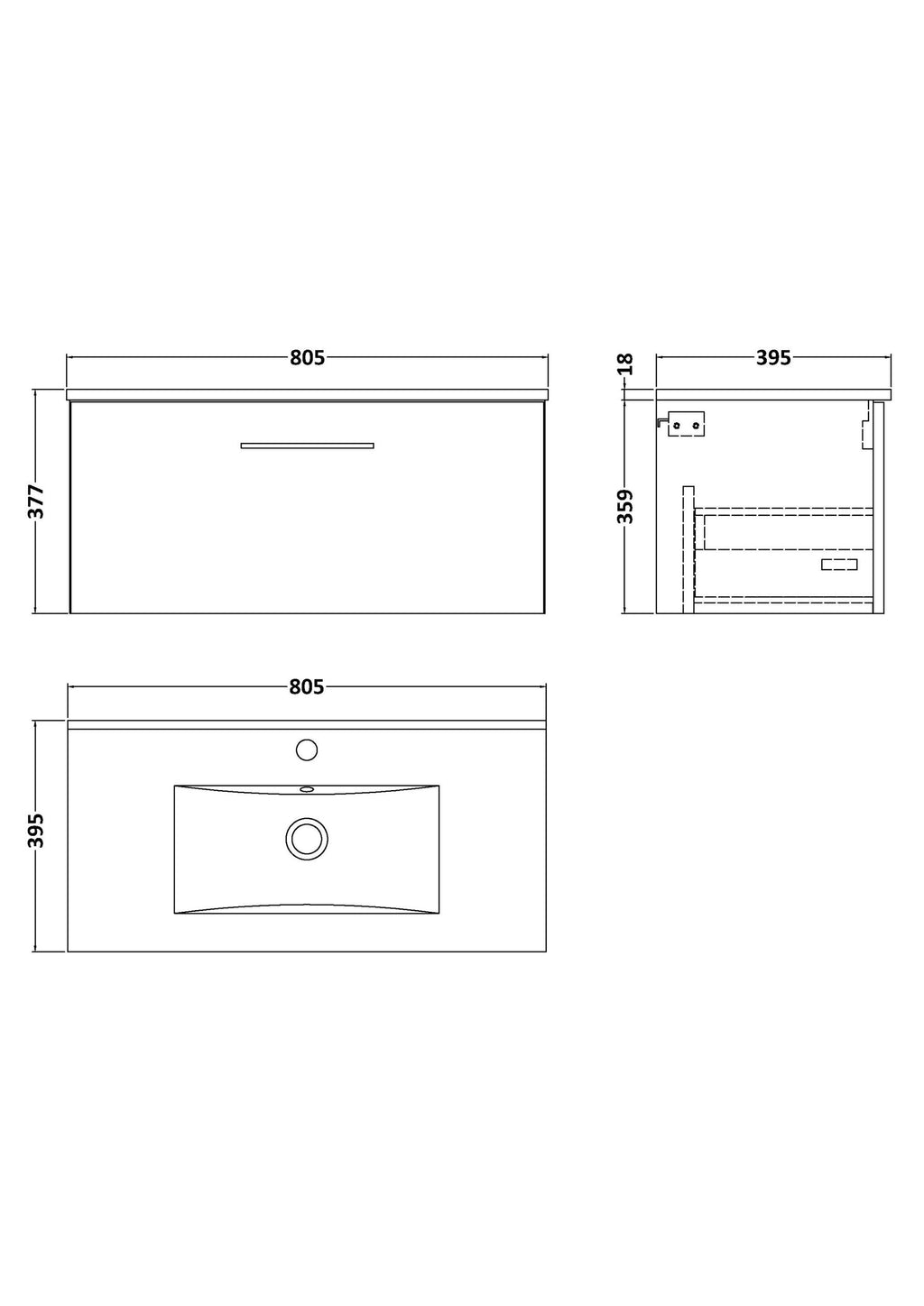 Sleek modern bathroom vanity with a spacious basin and minimalist design, perfect for contemporary Bubly bathrooms. Designed for functionality and style, enhances your bathroom decor with elegant simplicity.