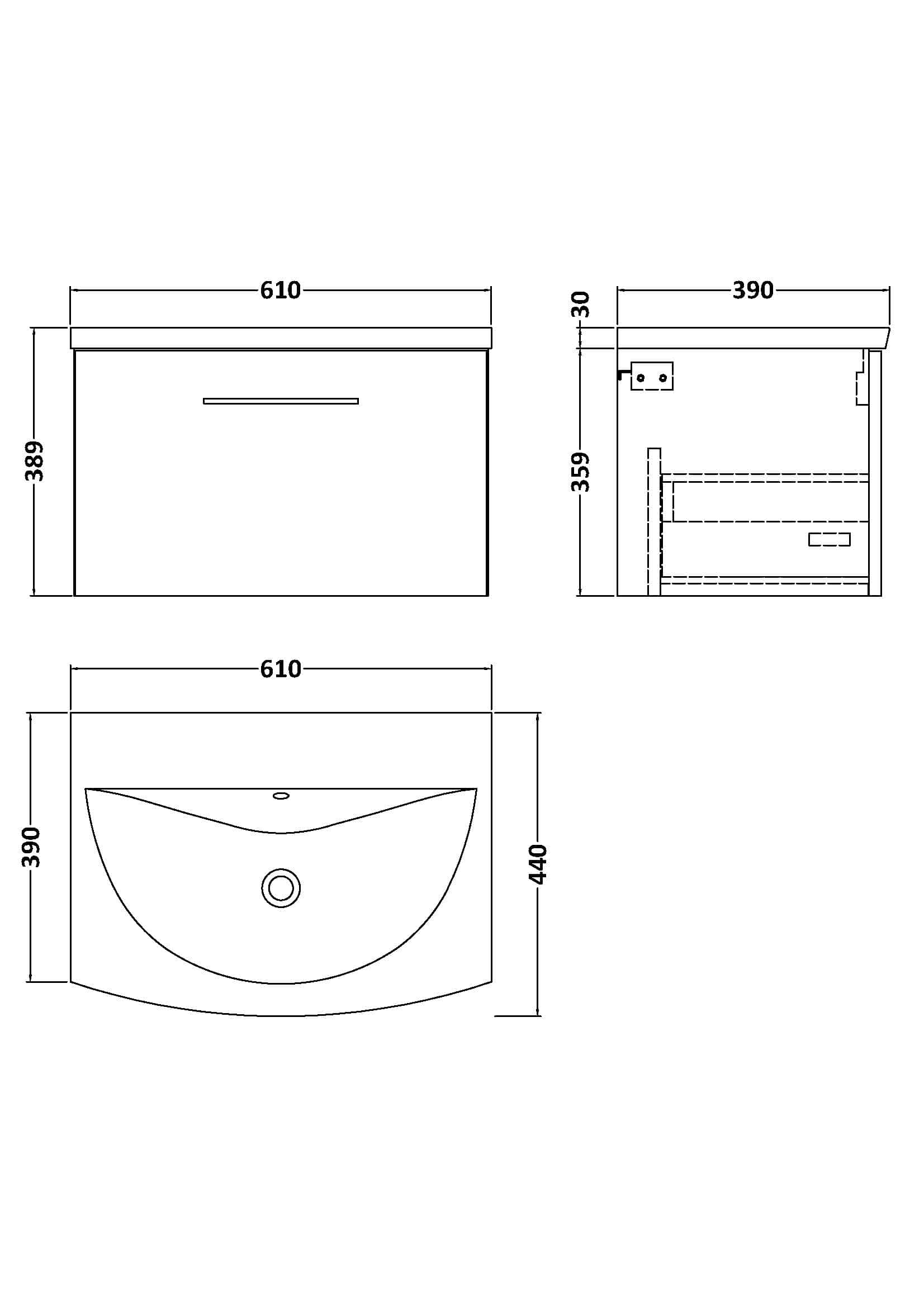 Modern bathroom vanity unit with integrated sink and storage, featuring clean lines and practical design, ideal for contemporary bathroom bathrooms.