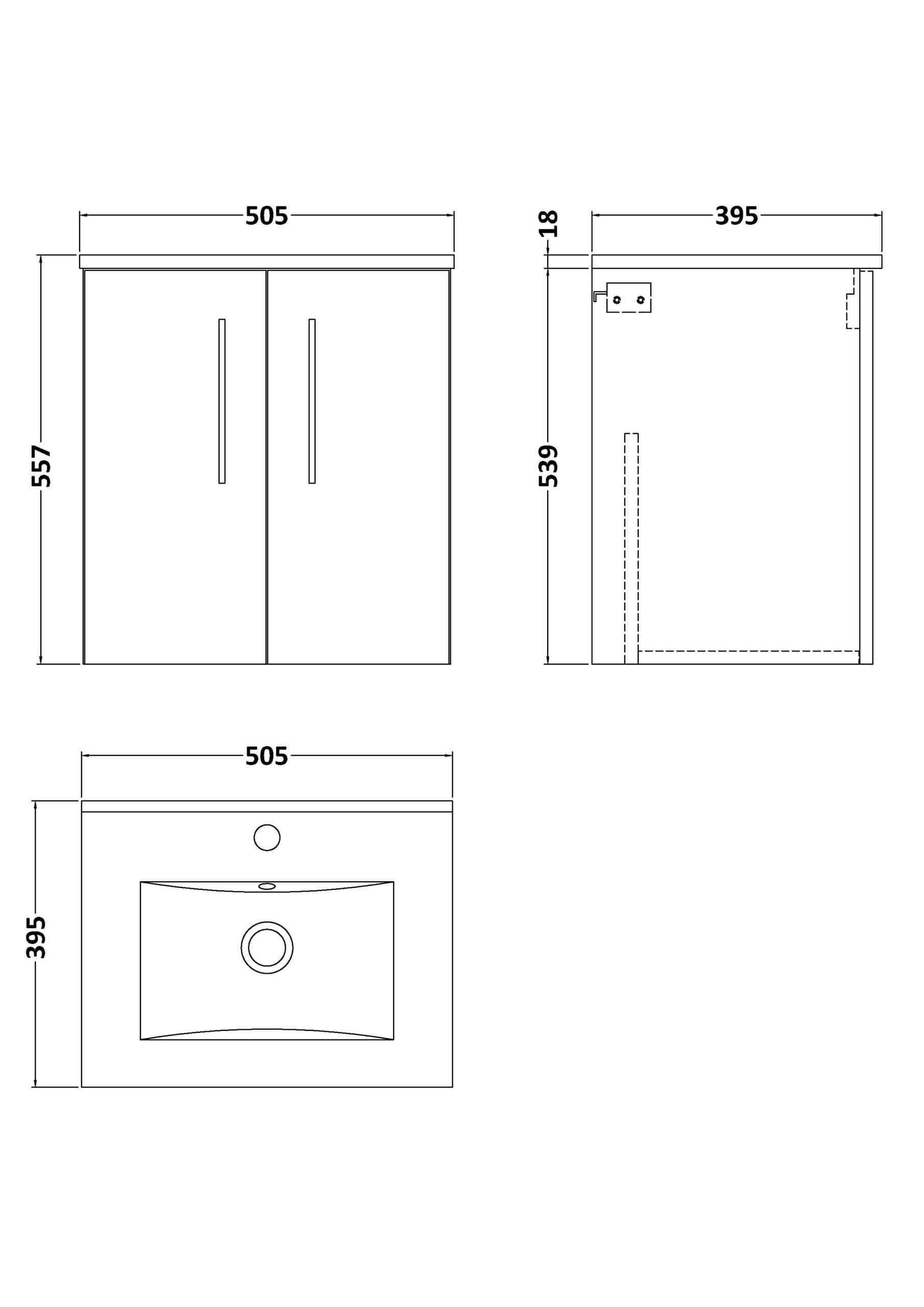Sleek modern bathroom vanity with double cabinet, stylish handles, and compact design perfect for contemporary Bubly bathrooms.