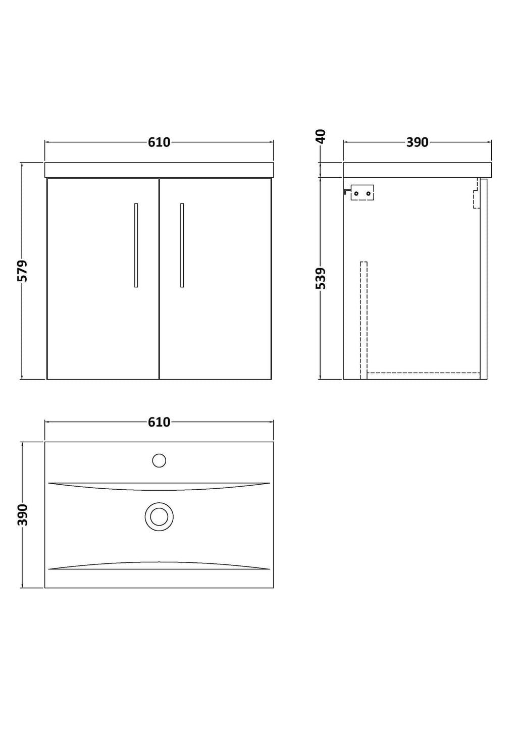 Modern bathroom vanity unit with sleek handles and ample storage space, ideal for contemporary bathroom design. Perfect for organising your bathroom essentials with style and functionality.
