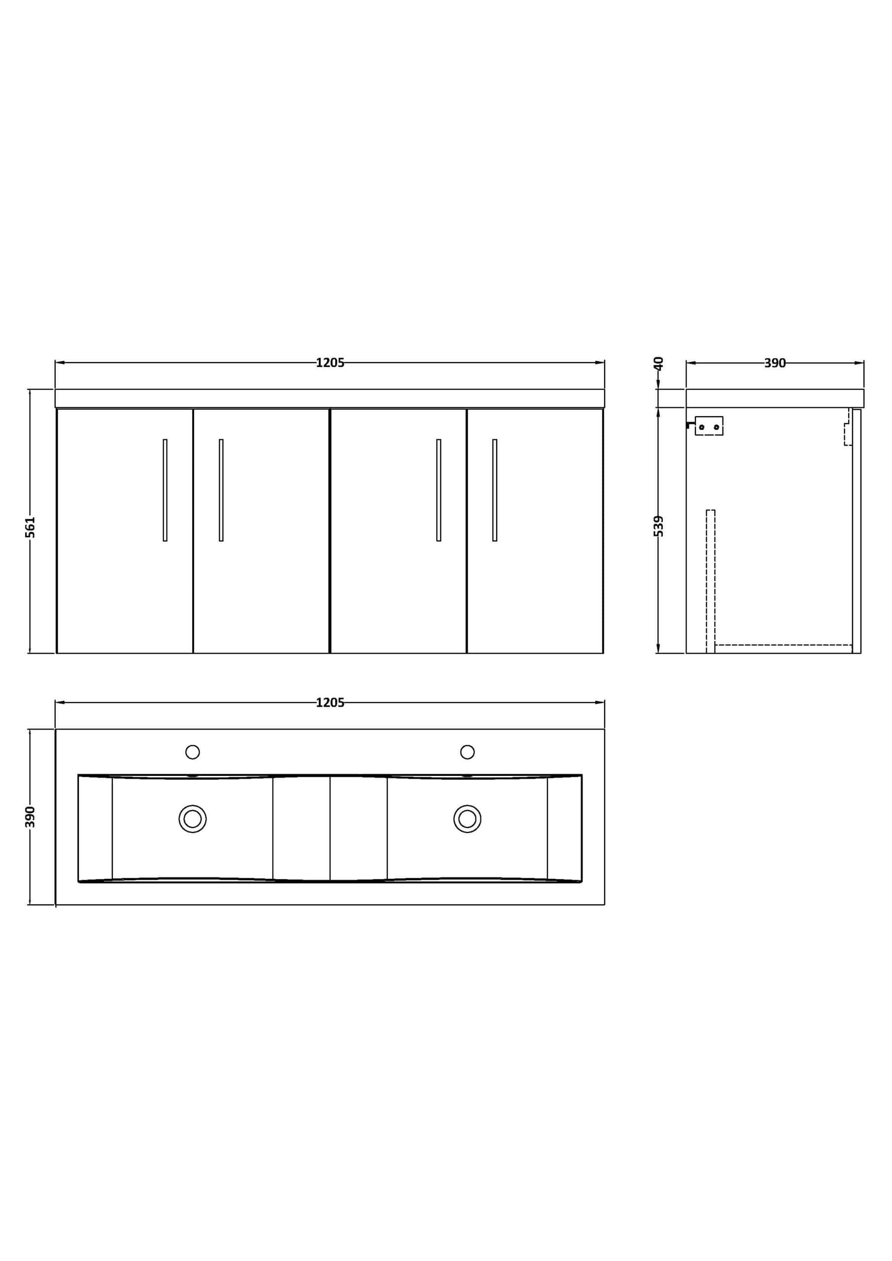 Modern double bathroom vanity unit with sleek design, ample storage, and integrated sinks for stylish Bubly Bathrooms. Perfect for contemporary bathroom renovation and organisation.