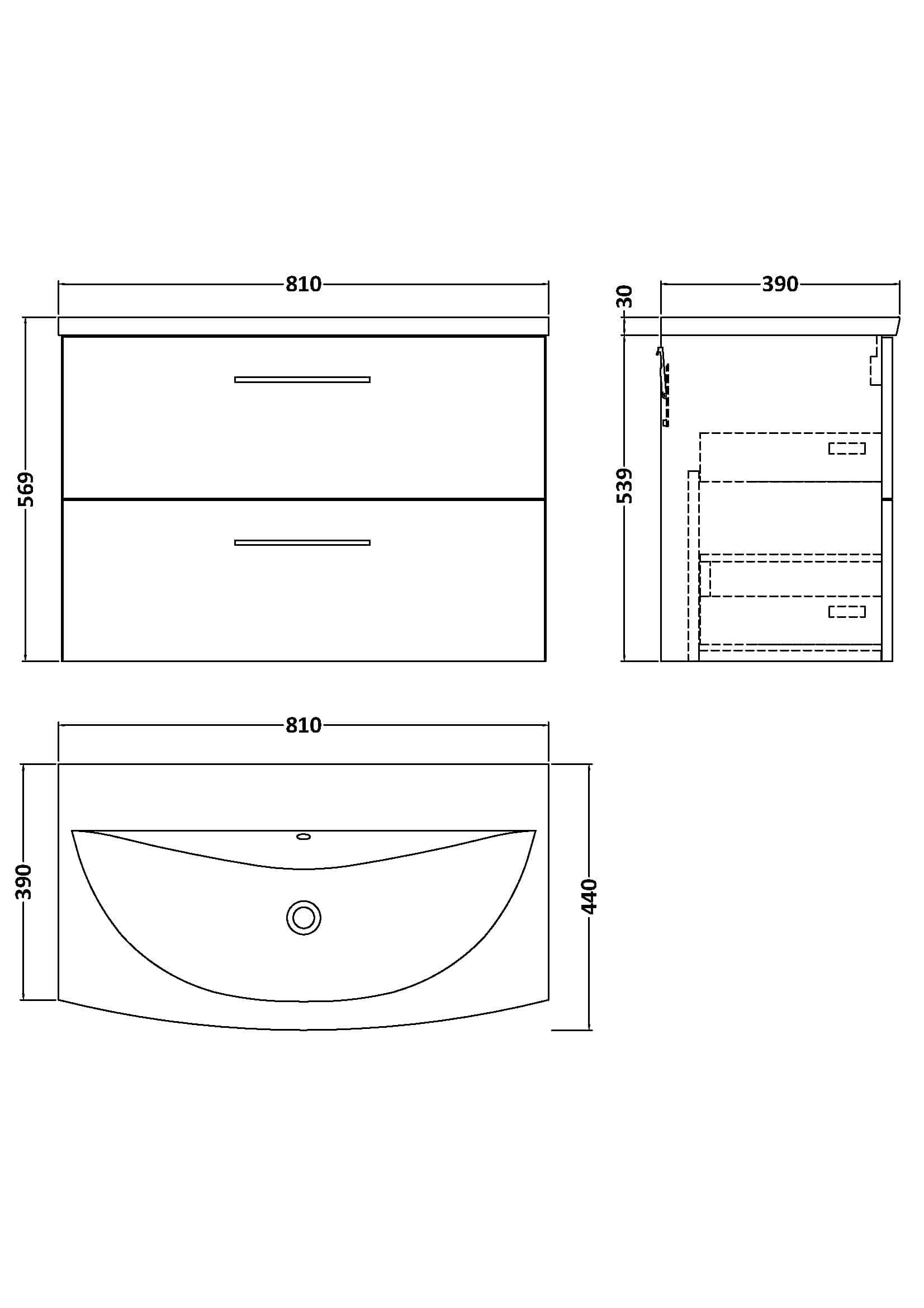 Contemporary bathroom vanity with dual drawers, sleek handle design, and modern storage solutions, perfect for stylish bathroom upgrades.
