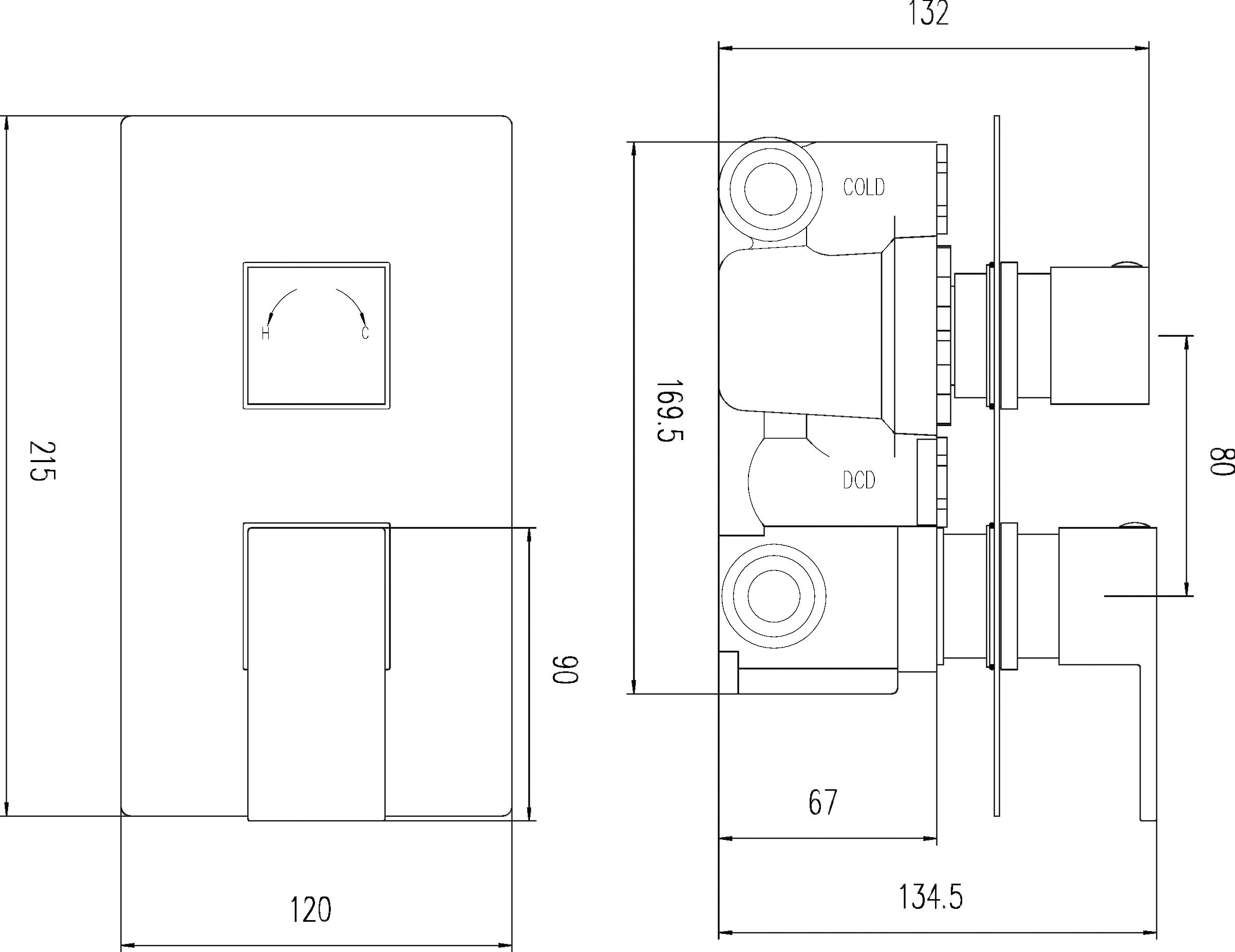 High-quality bathroom shower valve with precise temperature control and modern design, ideal for contemporary Bubly bathrooms. Crafted for durability and style in UK bathrooms.